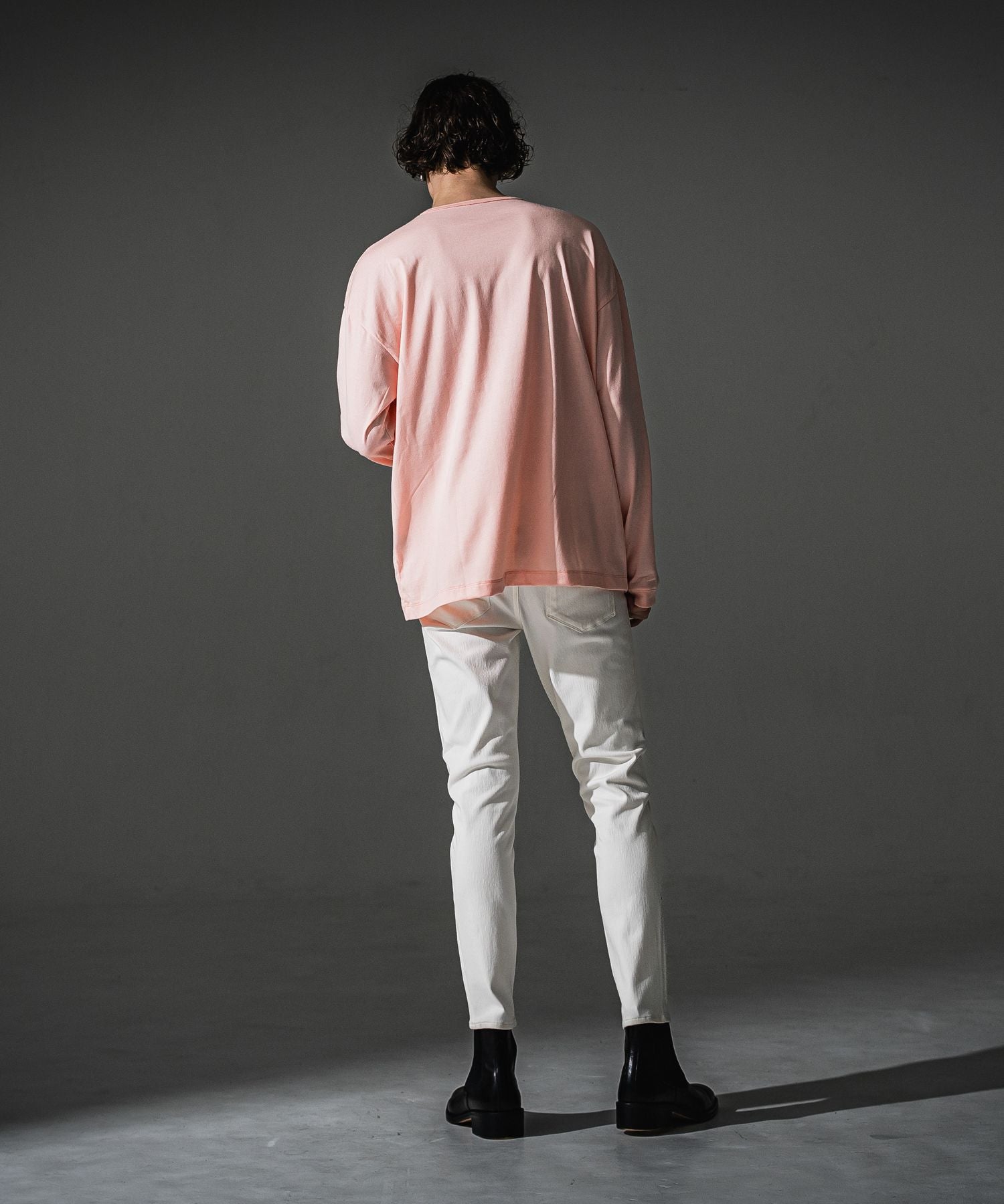 RESOUND CLOTHING リサウンドクロージング MICK DENIM JERSEY BASIC-ST-020 WHITE