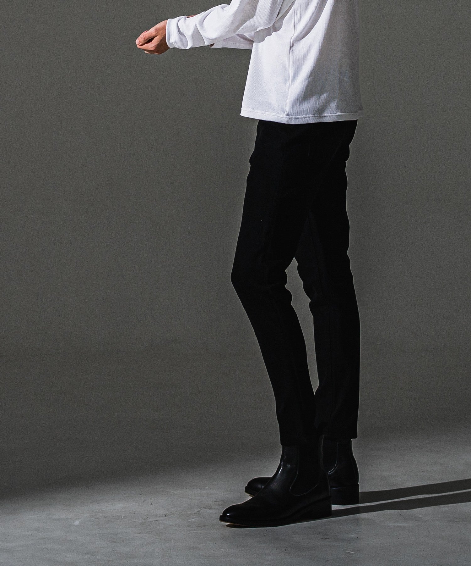 RESOUND CLOTHING リサウンドクロージング MICK DENIM JERSEY BASIC-ST-020 BLACK