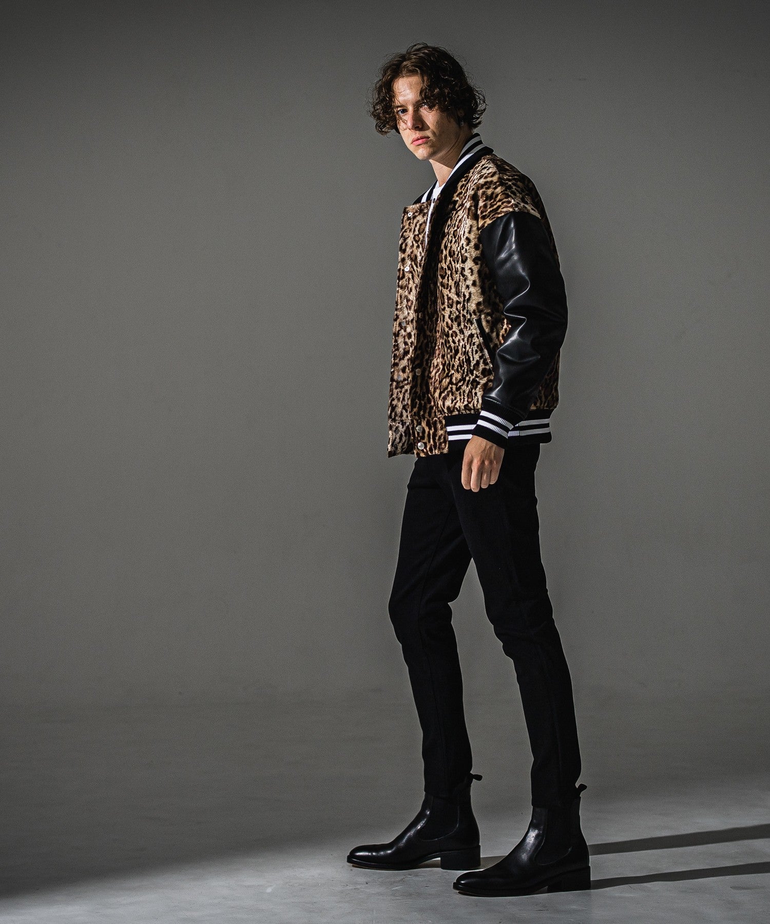 RESOUND CLOTHING リサウンドクロージング MICK DENIM JERSEY BASIC-ST-020 BLACK