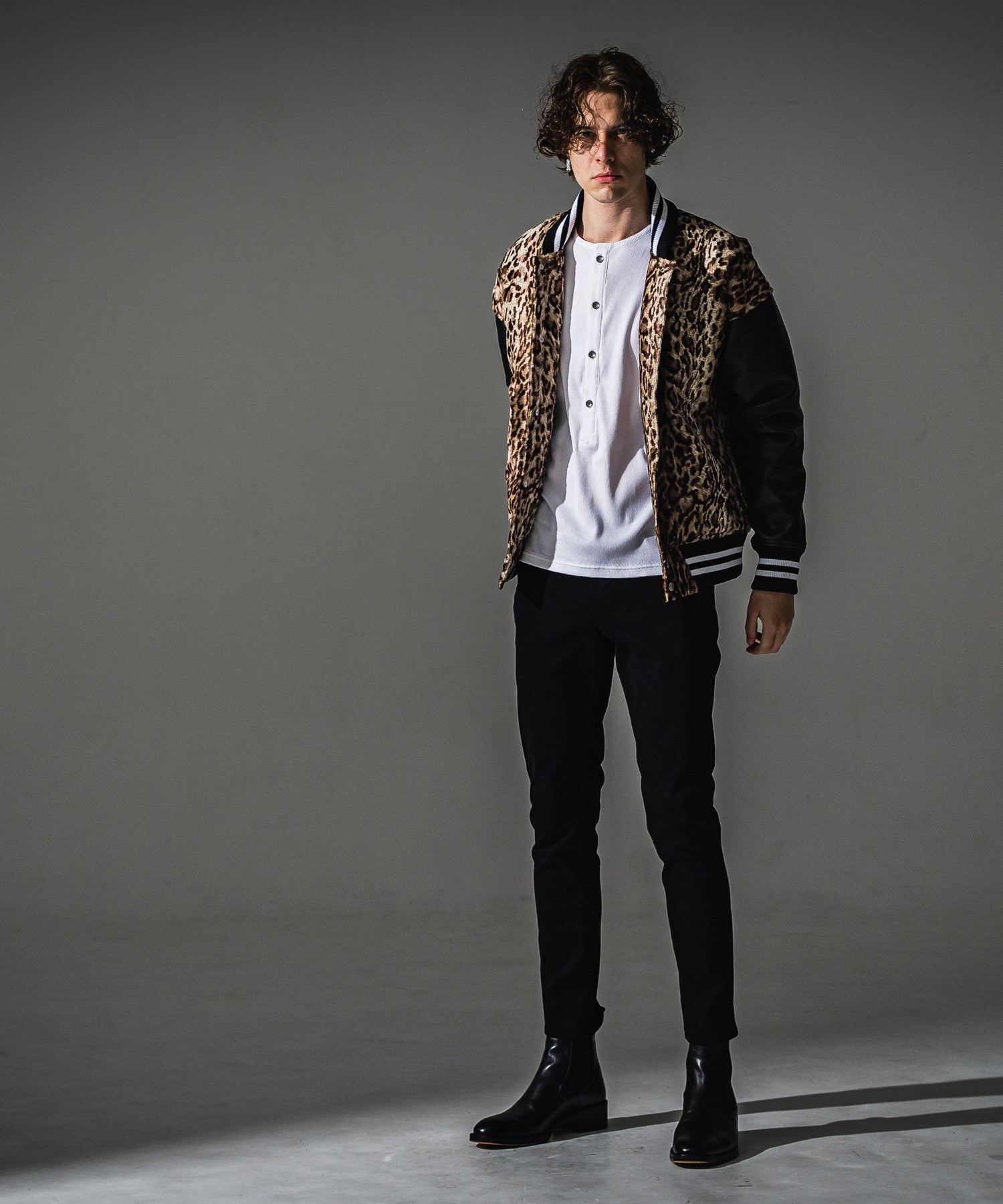 RESOUND CLOTHING リサウンドクロージング MICK DENIM JERSEY BASIC-ST-020 BLACK