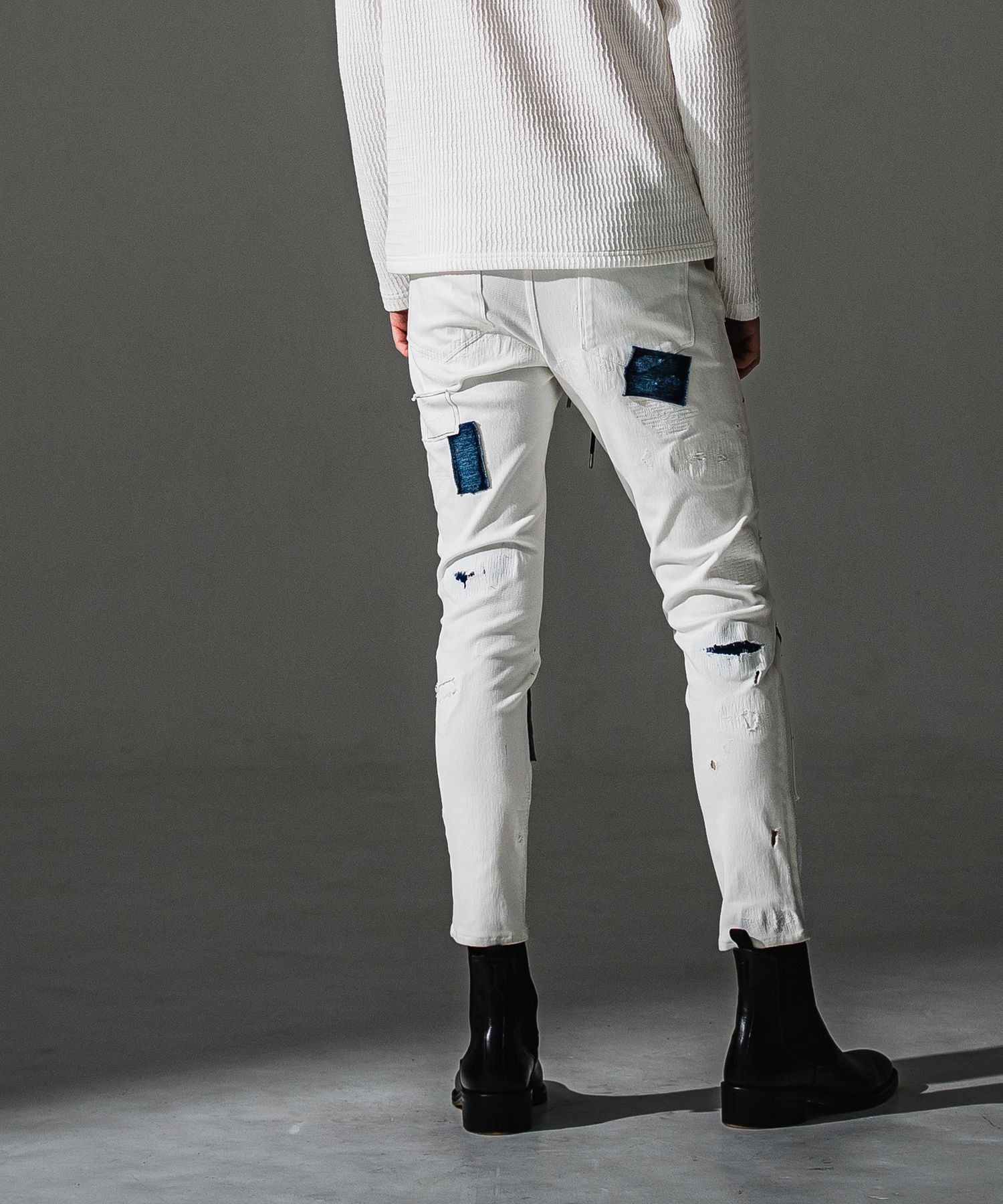 RESOUND CLOTHING リサウンドクロージング MICK DENIM JERSEY BASIC-ST-020-2 WHREMAKE