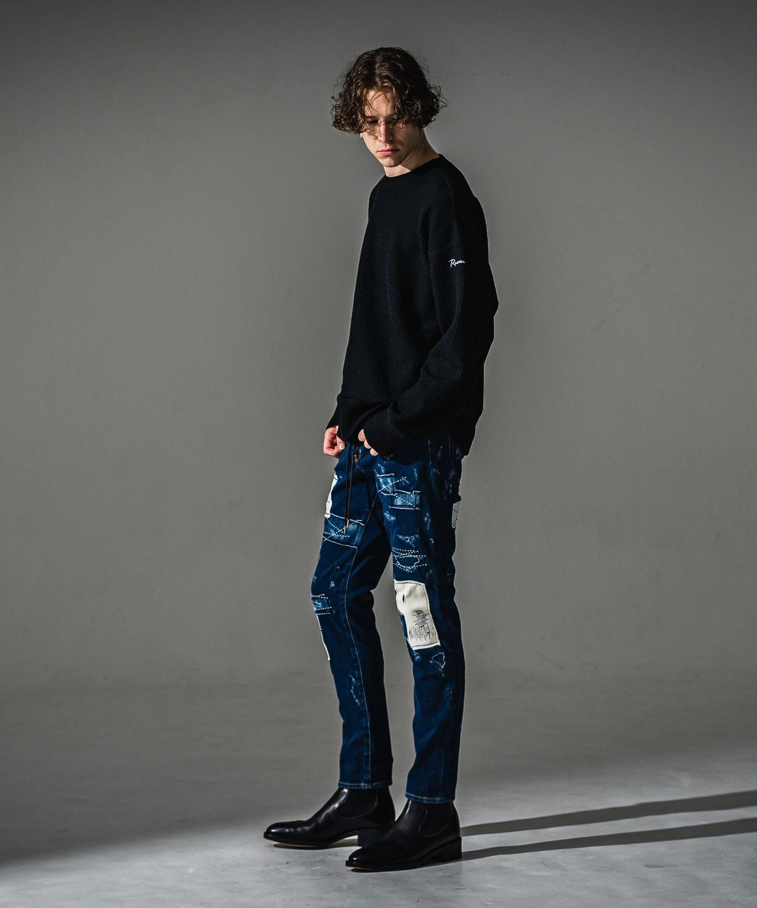 RESOUND CLOTHING リサウンドクロージング MICK DENIM JERSEY BASIC-ST-020-2 DINDREMAKE