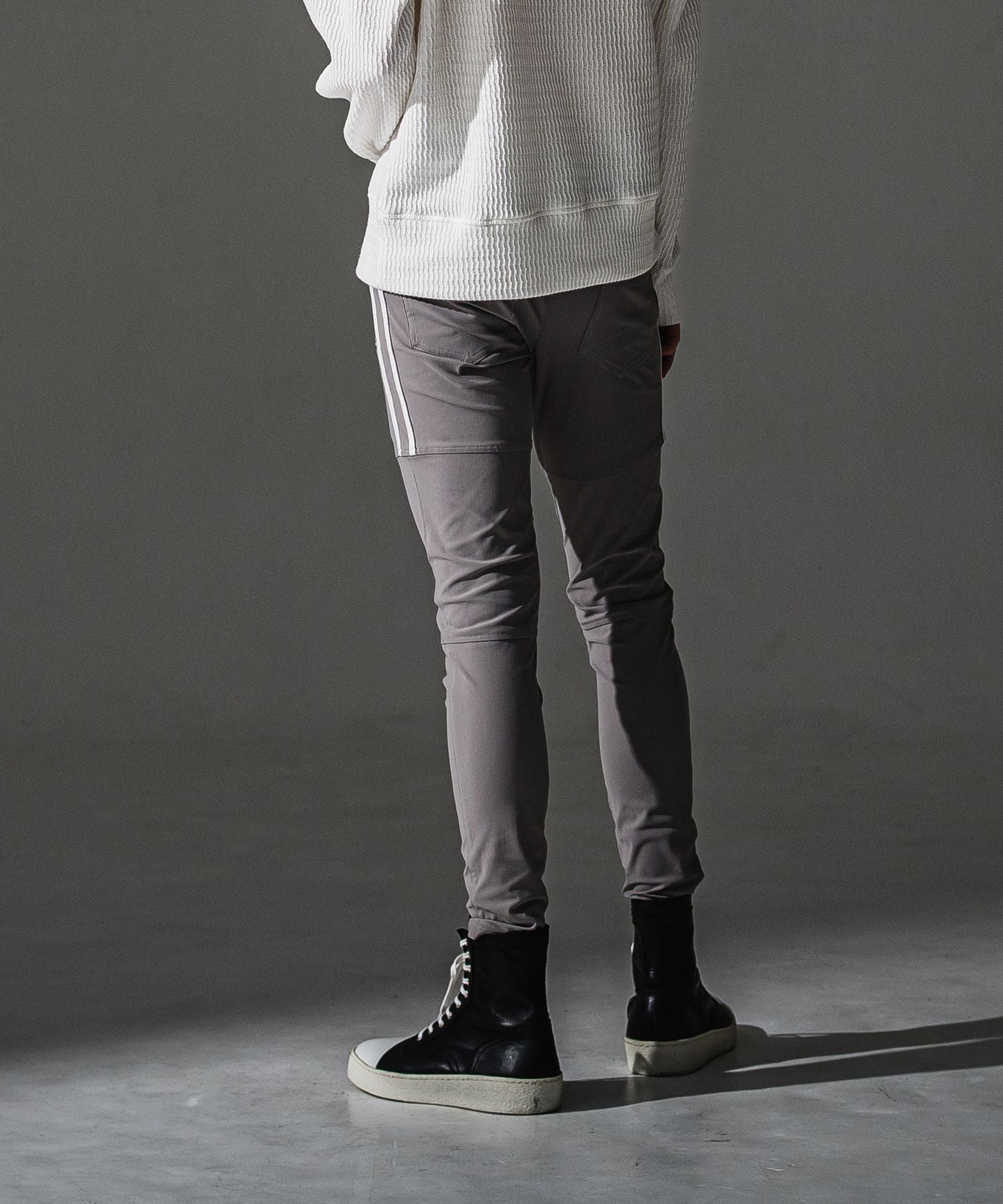 RESOUND CLOTHING リサウンドクロージング Johnson LINE NYLON PT BASIC-ST-009 GREYWH