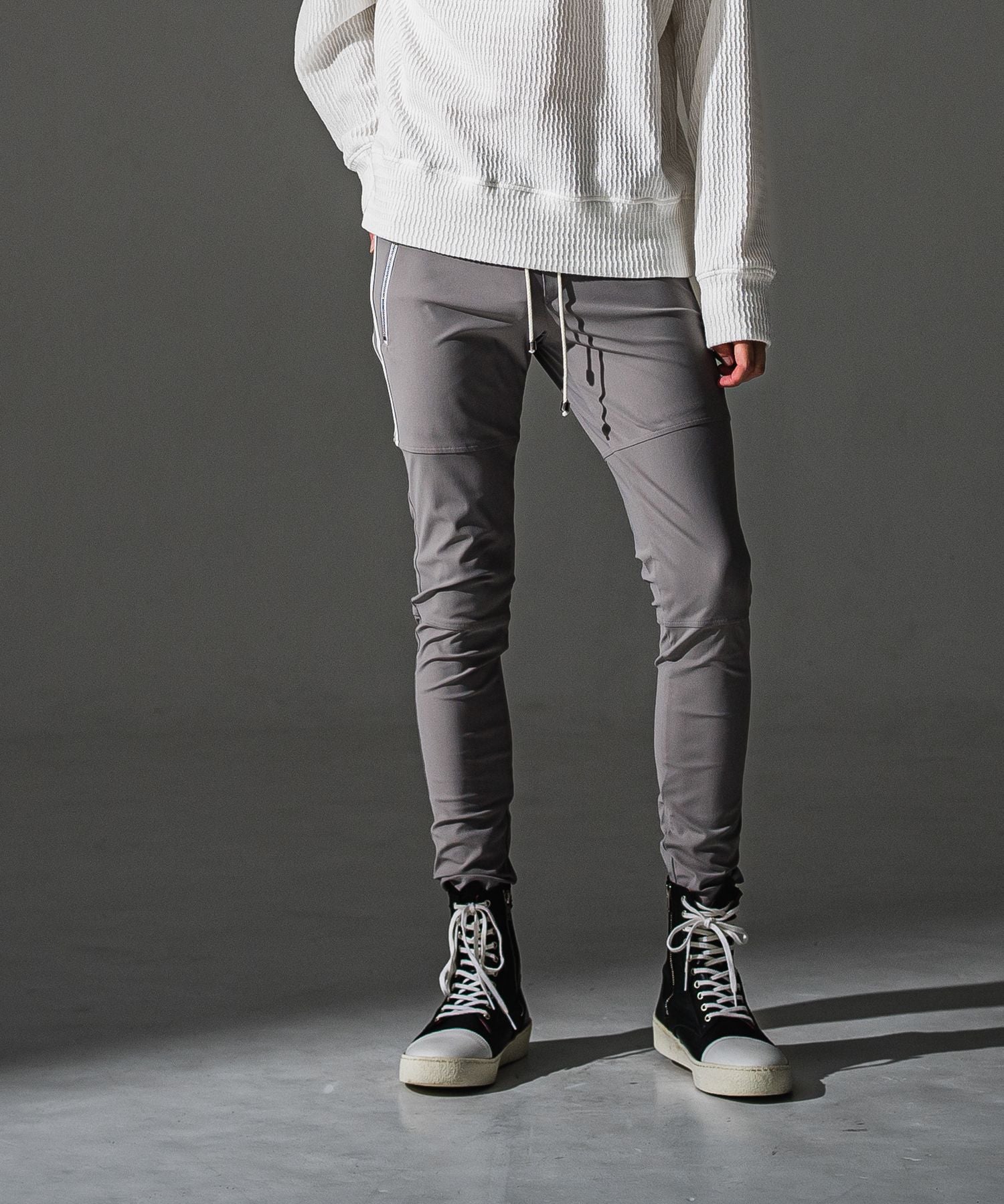 RESOUND CLOTHING リサウンドクロージング Johnson LINE NYLON PT BASIC-ST-009 GREYWH