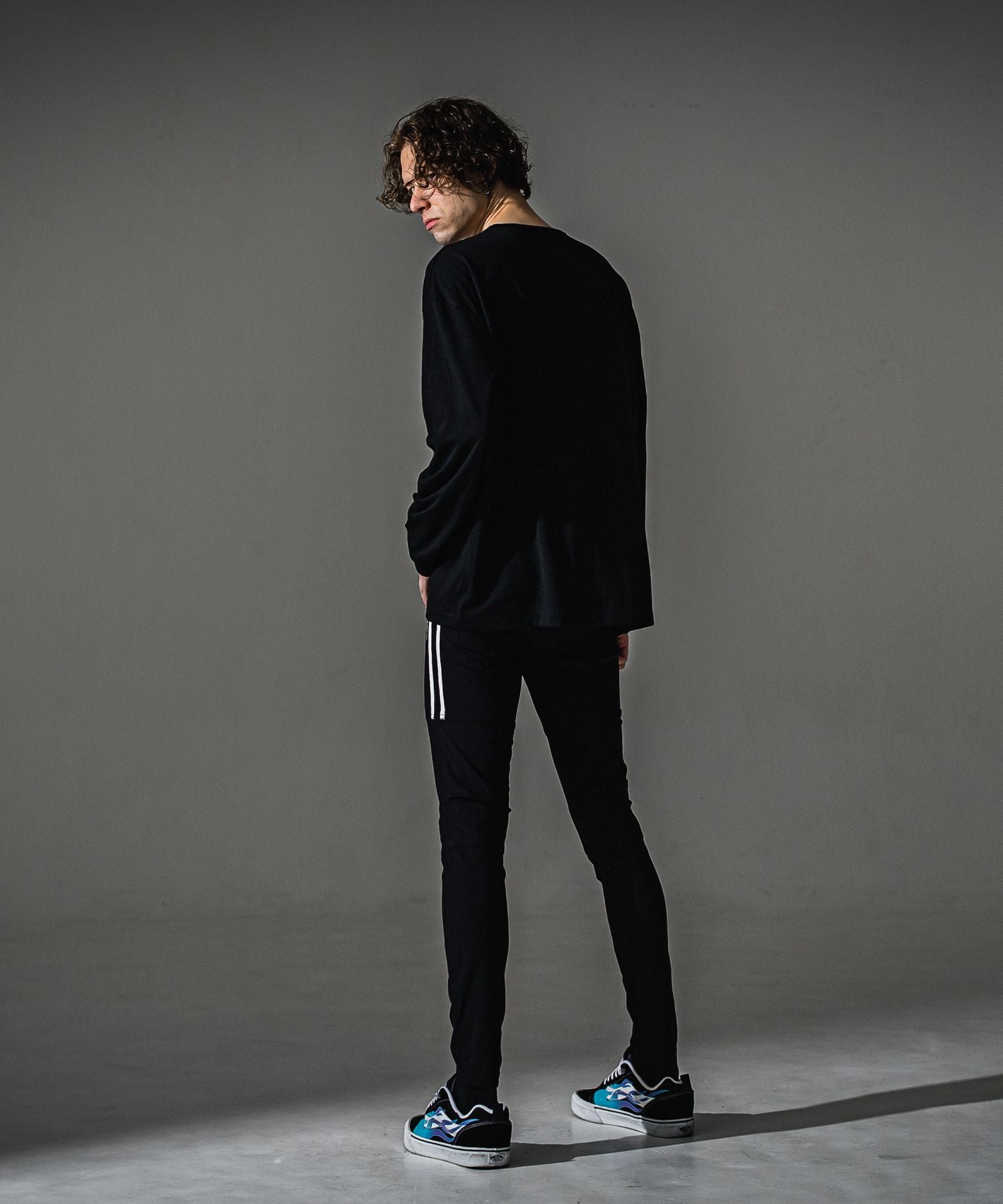 RESOUND CLOTHING リサウンドクロージング Johnson LINE NYLON PT BASIC-ST-009 BKWH