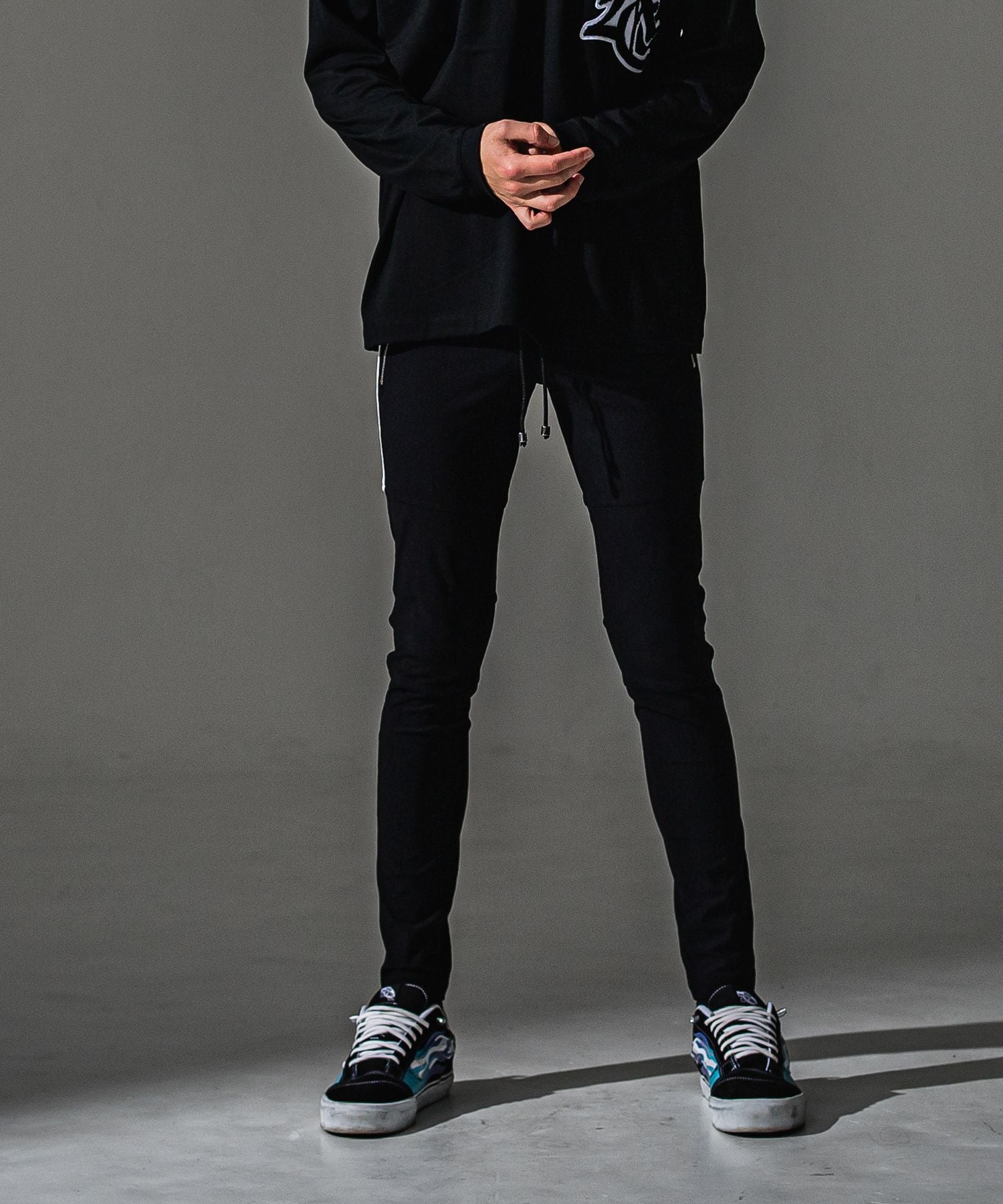 RESOUND CLOTHING リサウンドクロージング Johnson LINE NYLON PT BASIC-ST-009 BKWH