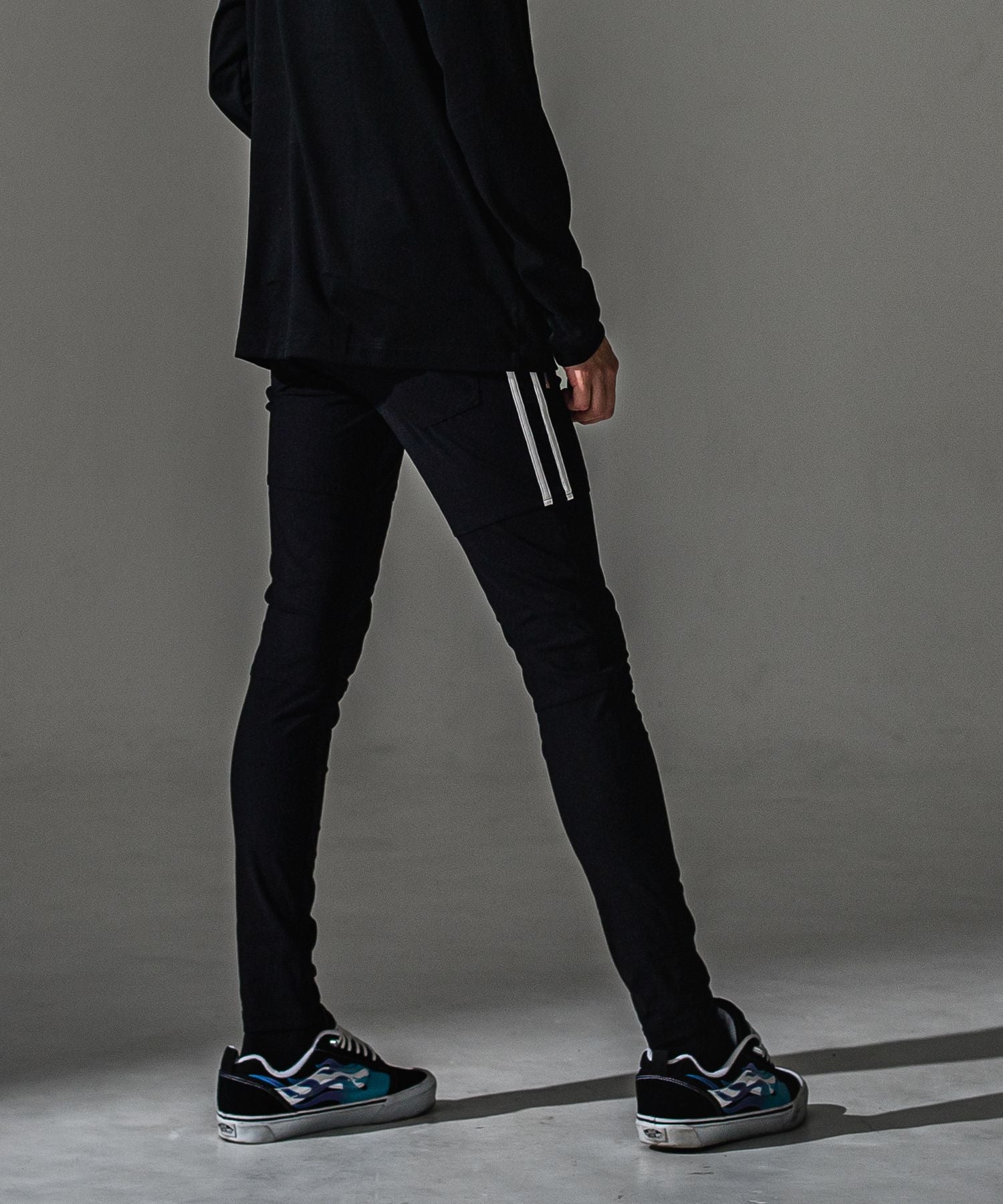 RESOUND CLOTHING リサウンドクロージング Johnson LINE NYLON PT BASIC-ST-009 BKWH