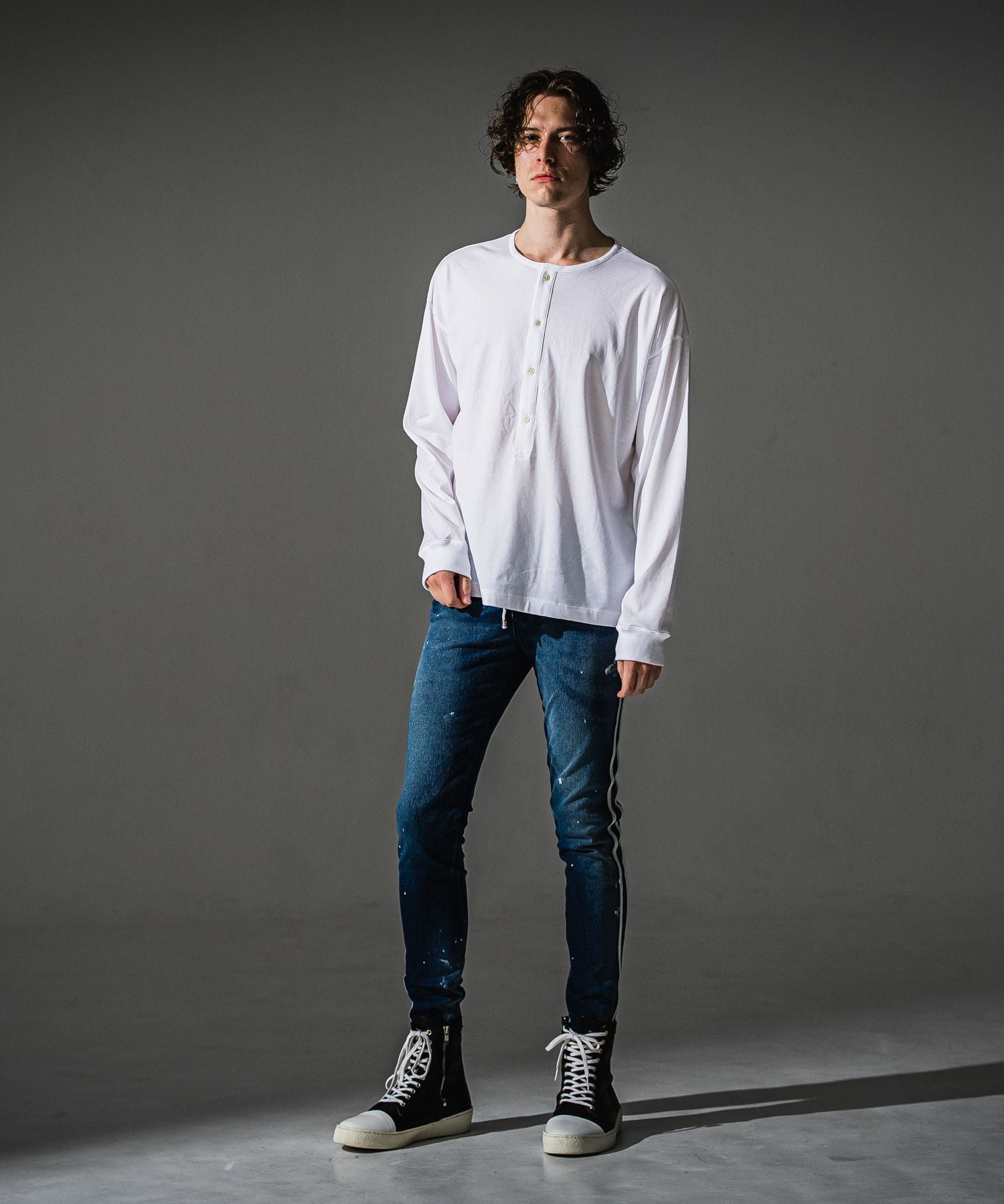 RESOUND CLOTHING リサウンドクロージング EX denim jersey BLINDLINE PT RC41-ST-008D DIND