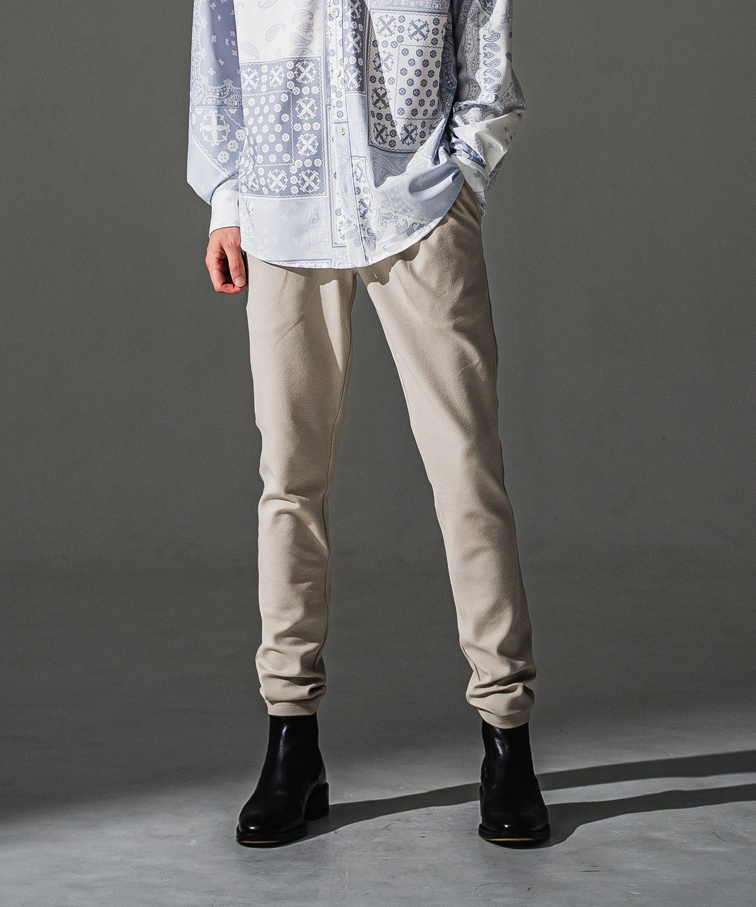 RESOUND CLOTHING リサウンドクロージング CHRIS EASY blister TUCK PANTS RC41-ST-016T BBEIGE