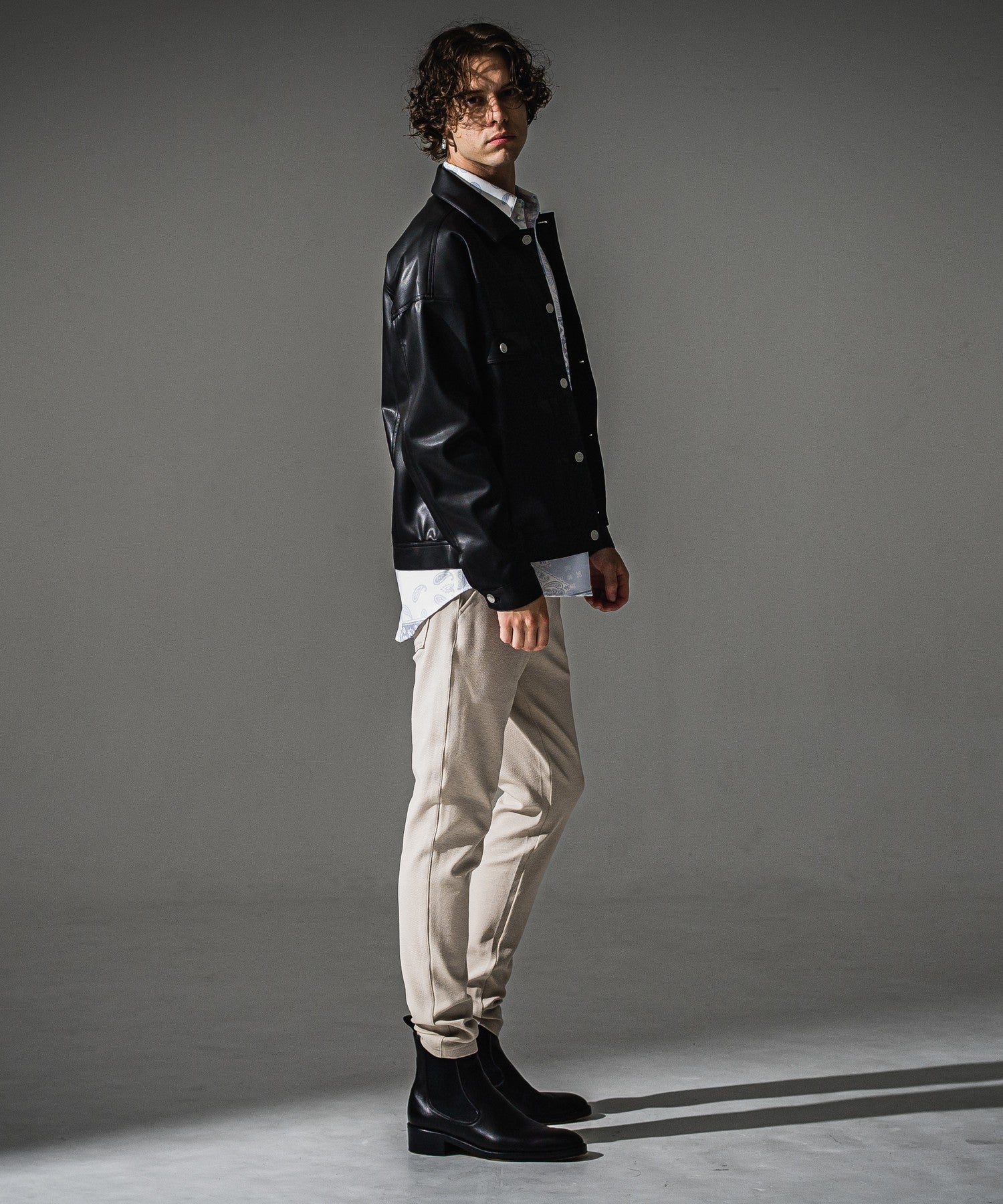 RESOUND CLOTHING リサウンドクロージング CHRIS EASY blister TUCK PANTS RC41-ST-016T BBEIGE