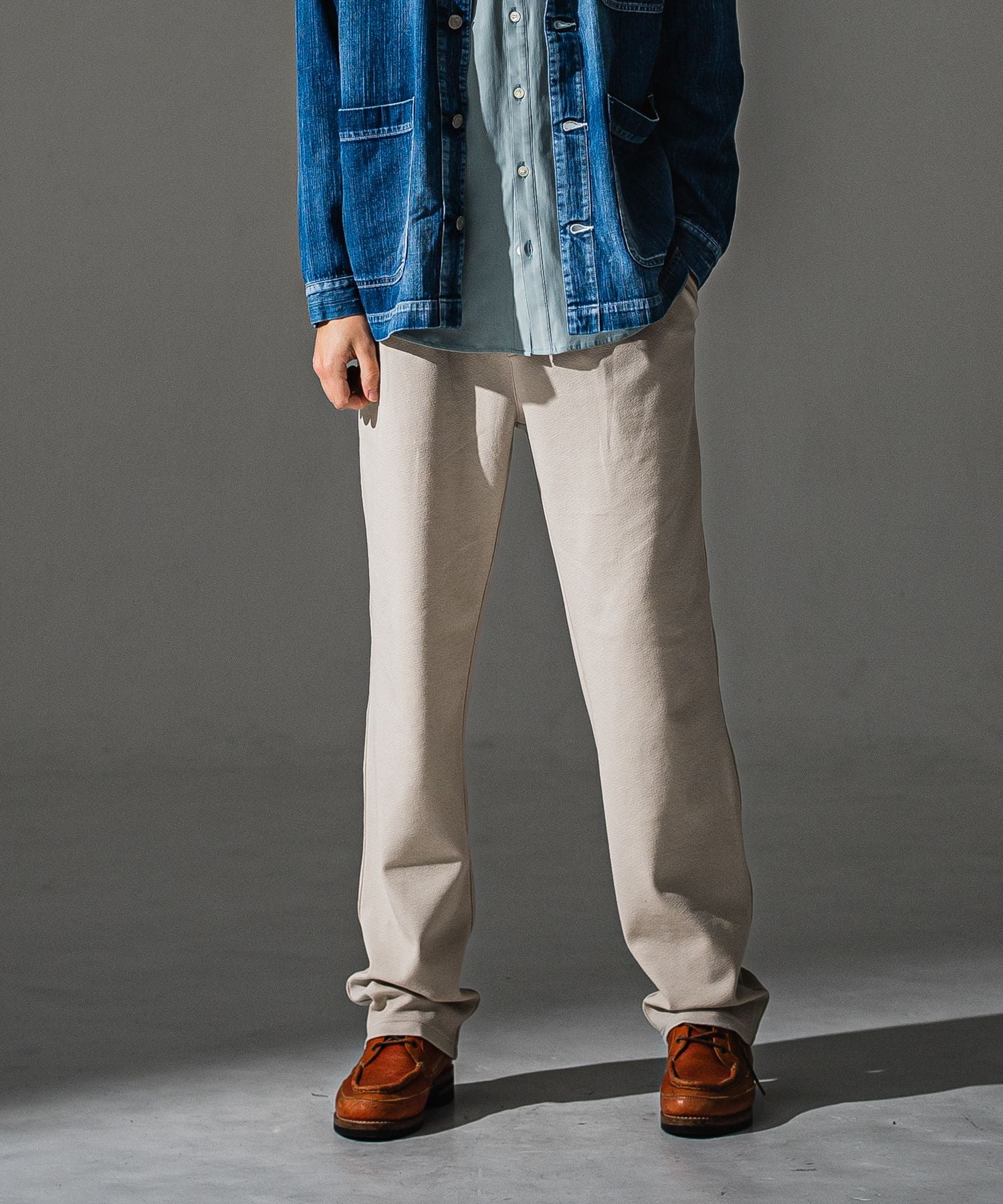 RESOUND CLOTHING リサウンドクロージング CHRIS EASY WIDE TUCK PANTS RC41-ST-016WT BBEIGE