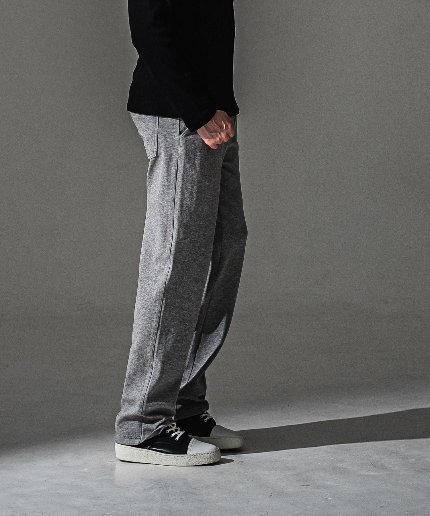 RESOUND CLOTHING リサウンドクロージング CHRIS EASY WIDE TUCK PANTS RC41-ST-016WT BGREY