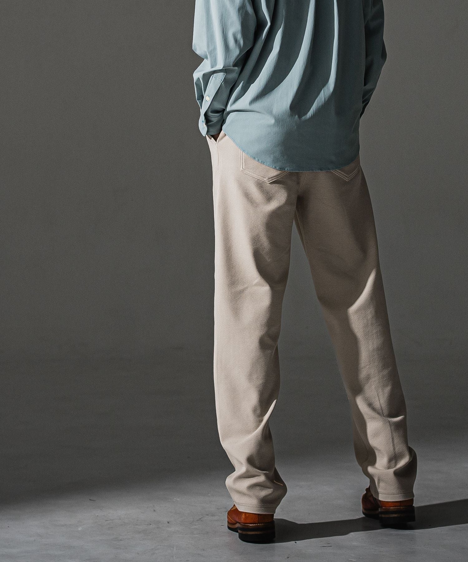 RESOUND CLOTHING リサウンドクロージング CHRIS EASY WIDE TUCK PANTS RC41-ST-016WT BBEIGE