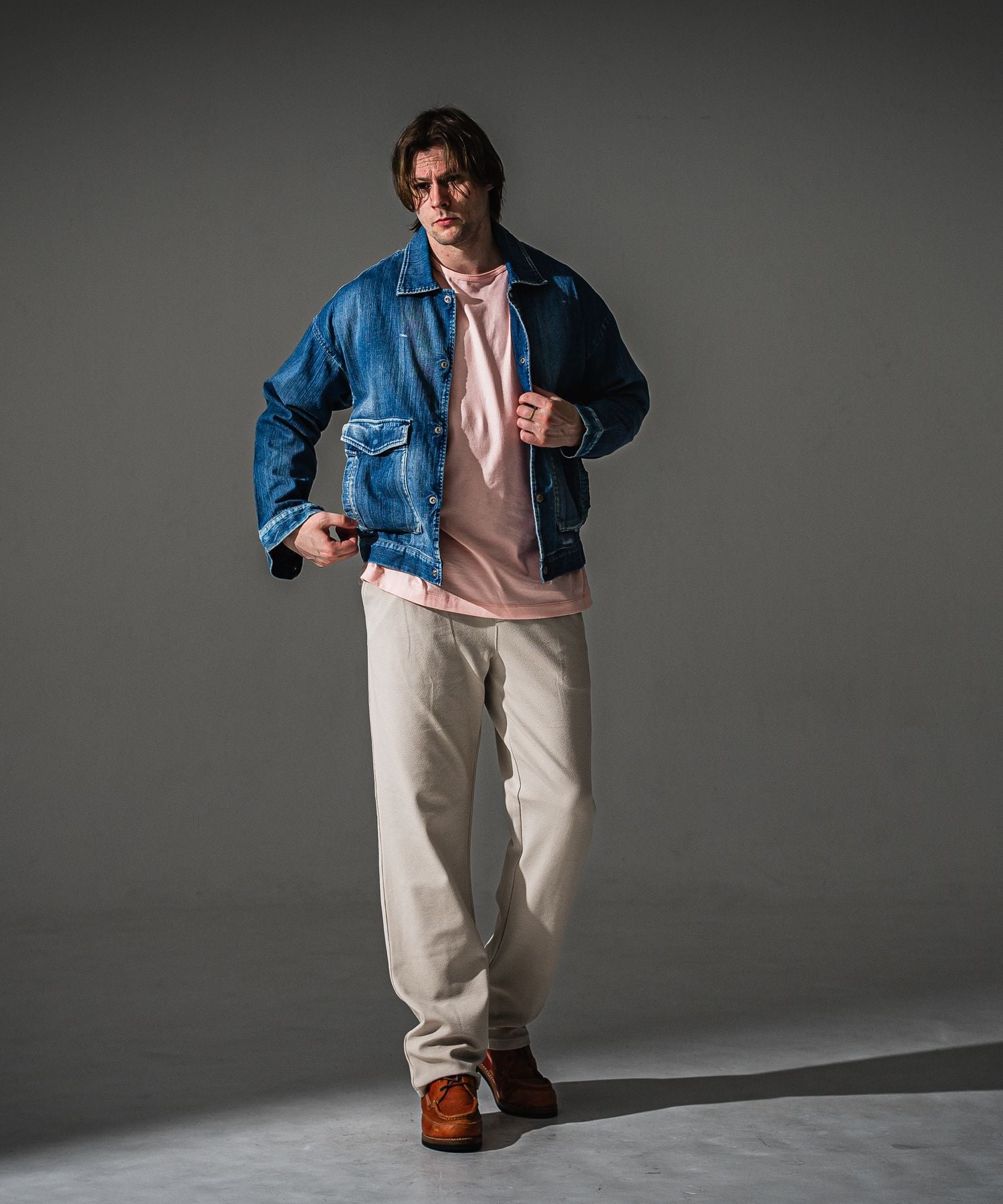 RESOUND CLOTHING リサウンドクロージング CHRIS EASY WIDE TUCK PANTS RC41-ST-016WT BBEIGE