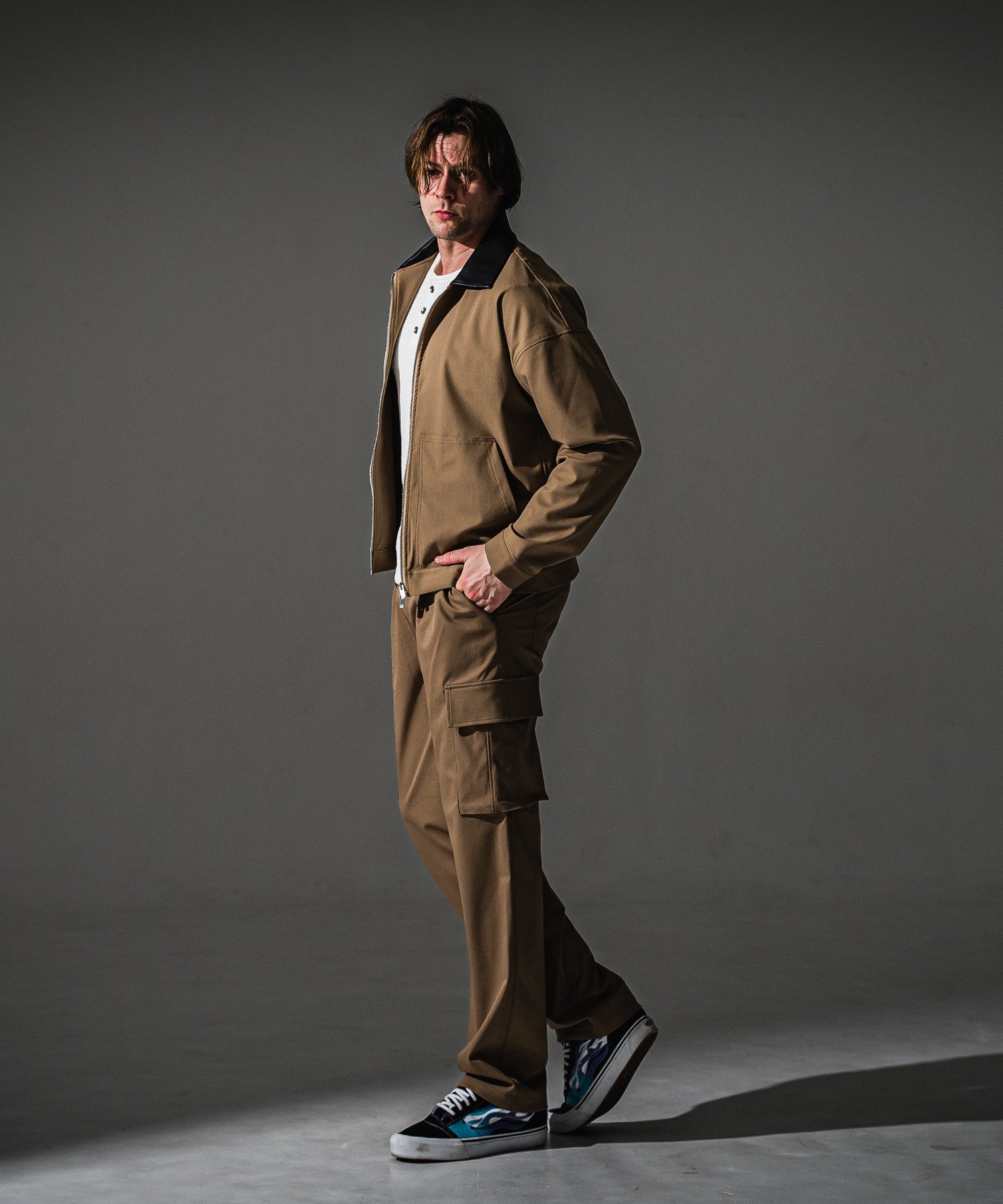 RESOUND CLOTHING リサウンドクロージング HEAD cargo RC41-ST-043 BROWN