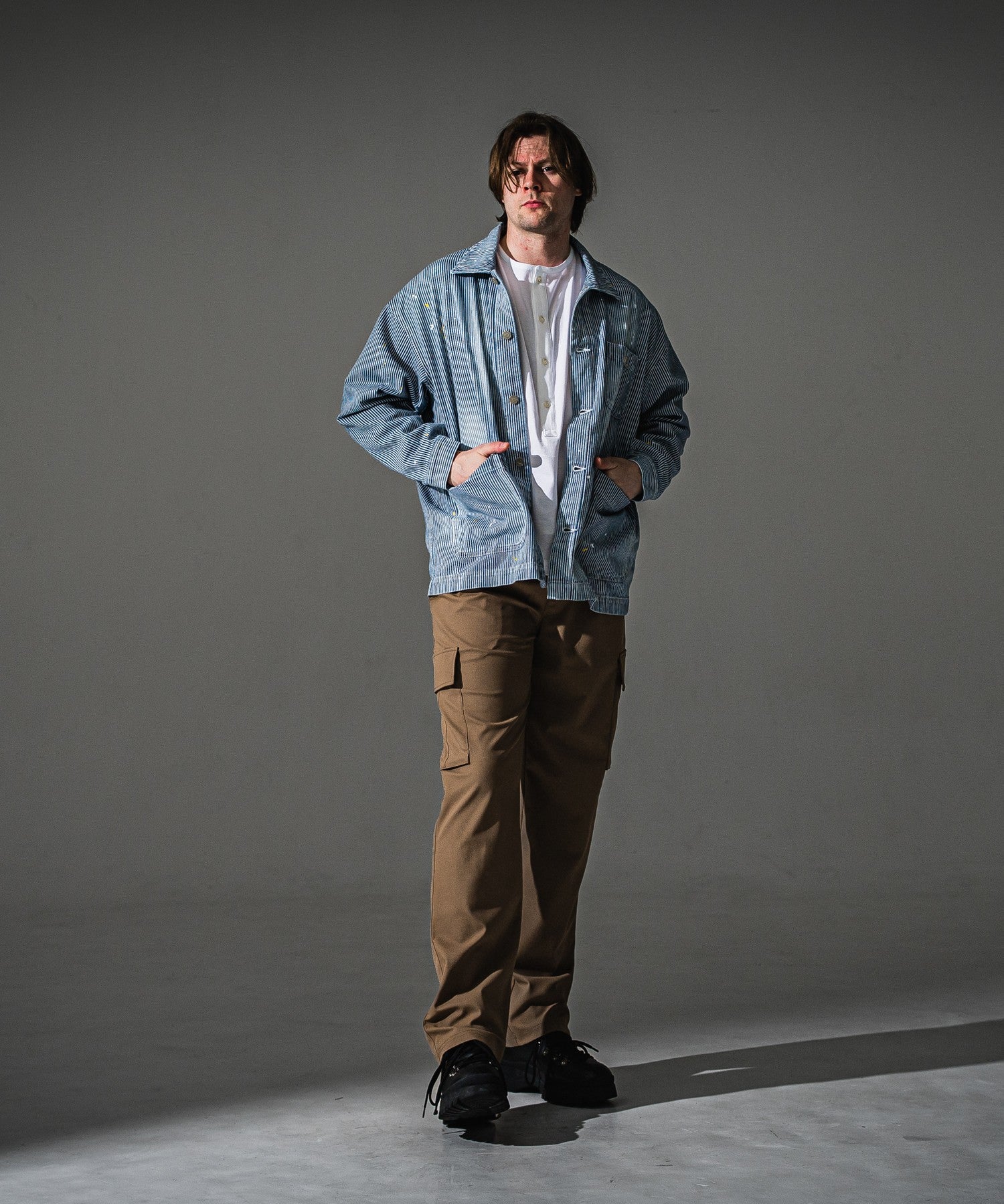 RESOUND CLOTHING リサウンドクロージング HEAD cargo RC41-ST-043 BROWN