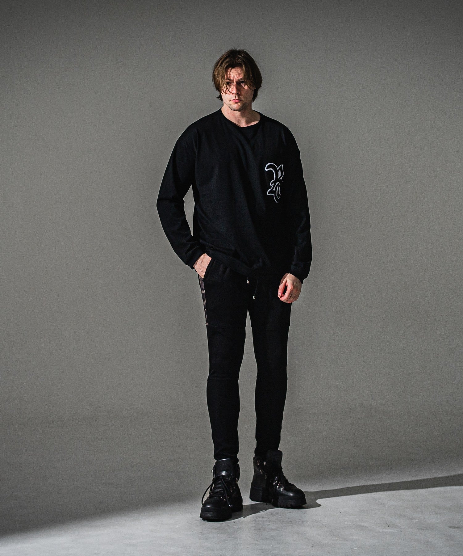 RESOUND CLOTHING リサウンドクロージング JT PT RC41-ST-045 BLACK