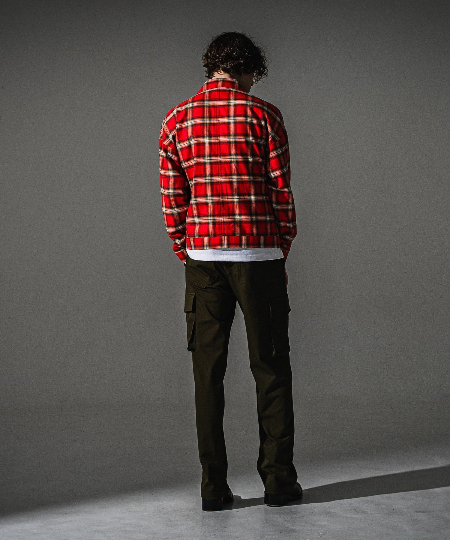 RESOUND CLOTHING リサウンドクロージング check shirt JK RC41-SH-003 RED