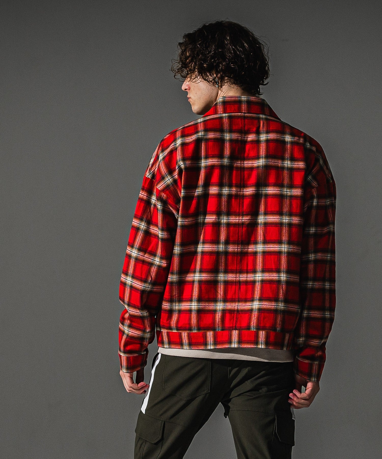 RESOUND CLOTHING リサウンドクロージング check shirt JK RC41-SH-003 RED