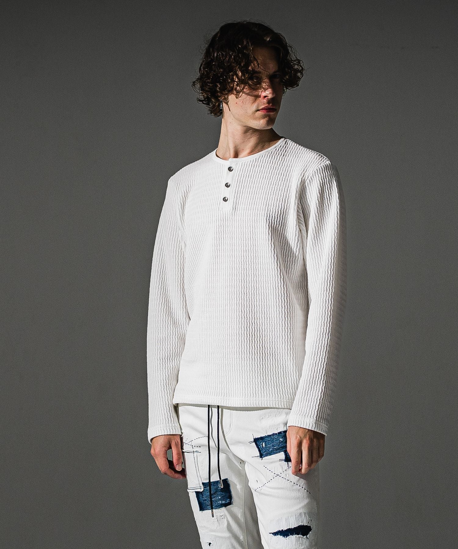 RESOUND CLOTHING リサウンドクロージング KNT HENRY RC41-C-001 WHITE