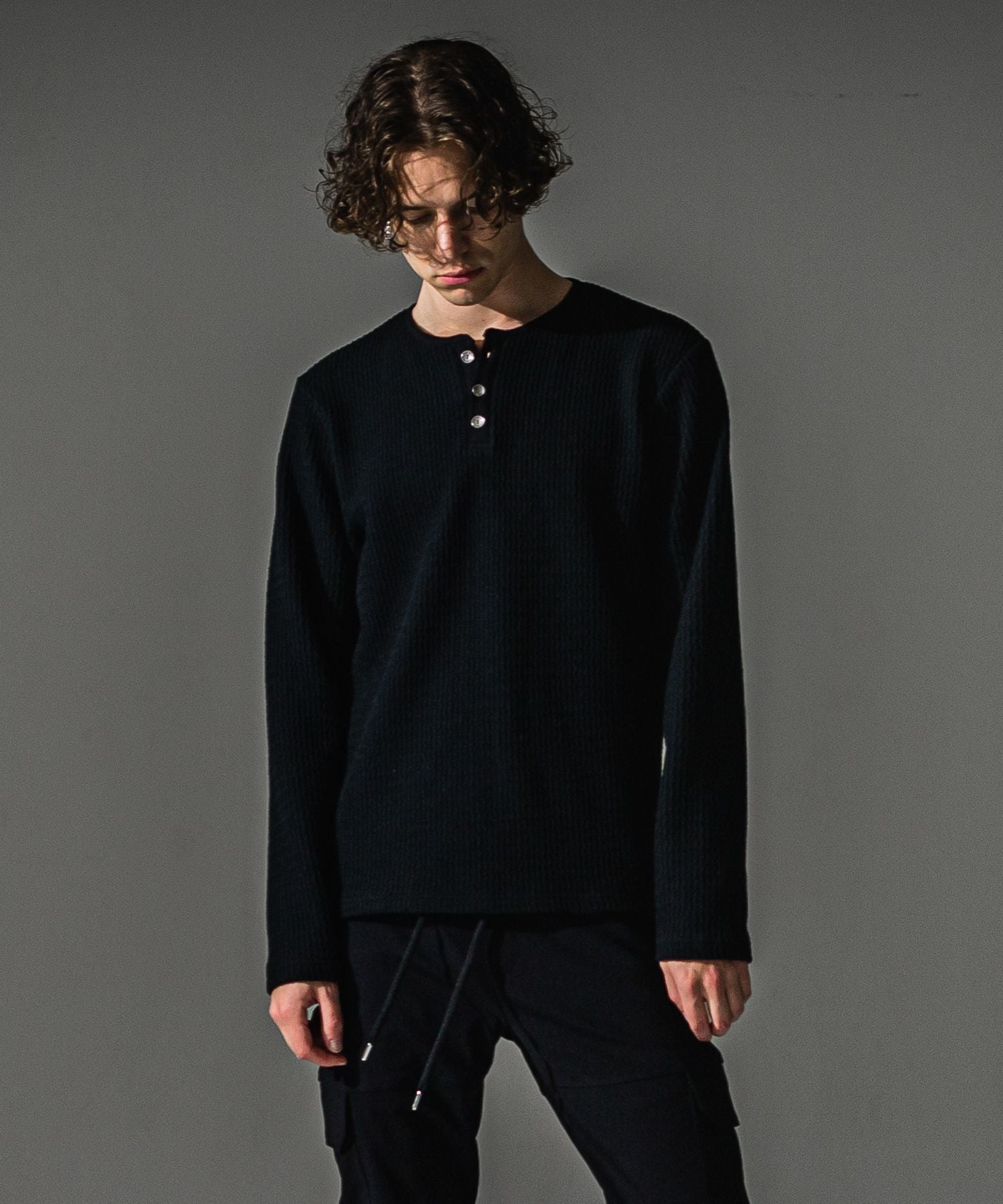 RESOUND CLOTHING リサウンドクロージング KNT HENRY RC41-C-001 BLACK