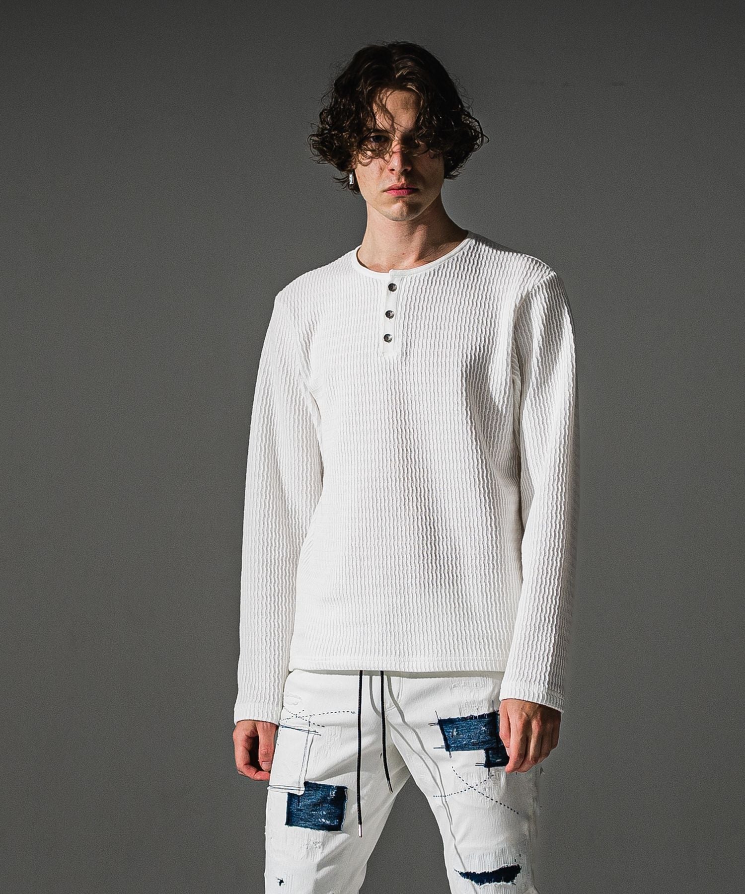 RESOUND CLOTHING リサウンドクロージング KNT HENRY RC41-C-001 WHITE