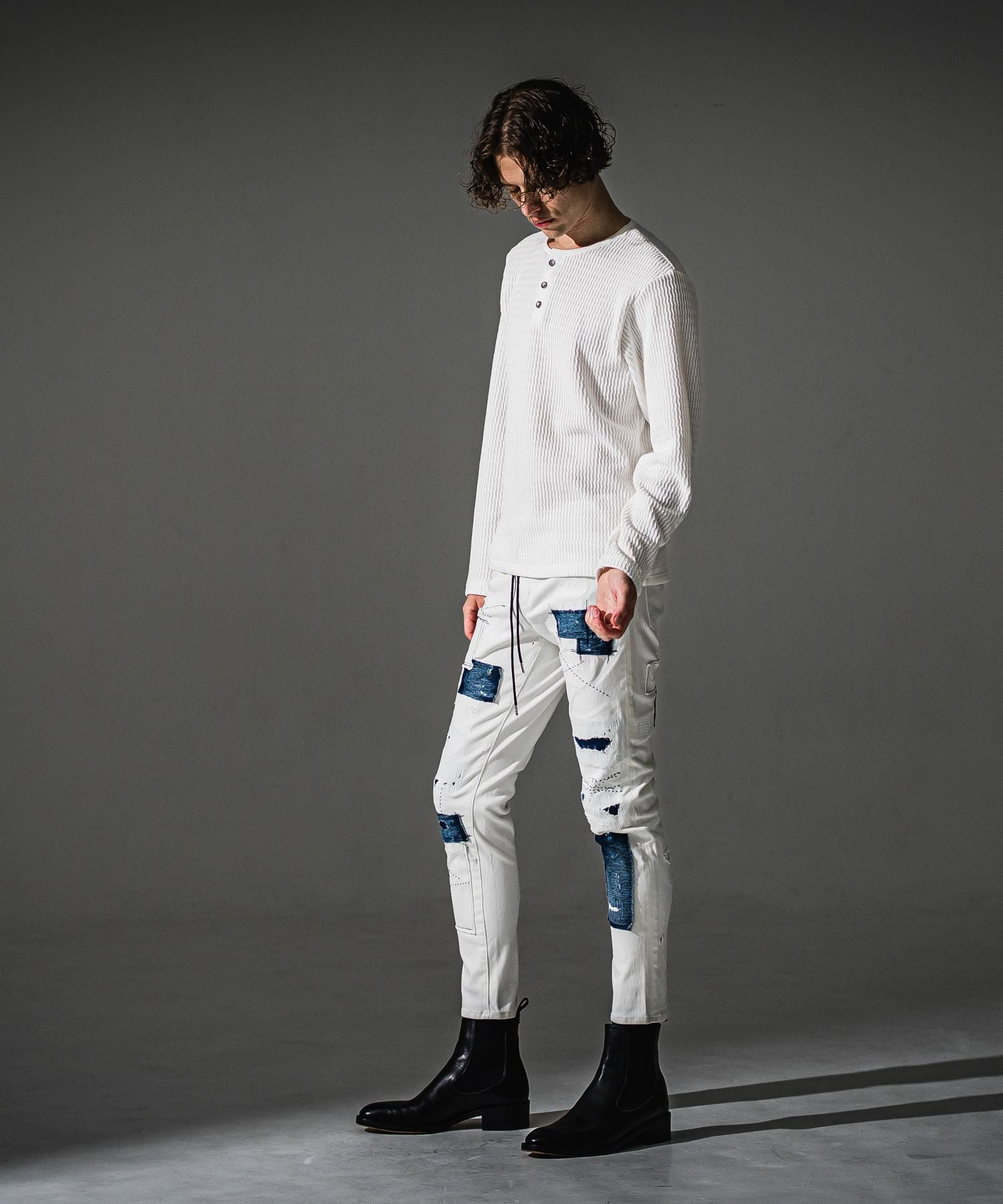 RESOUND CLOTHING リサウンドクロージング KNT HENRY RC41-C-001 WHITE