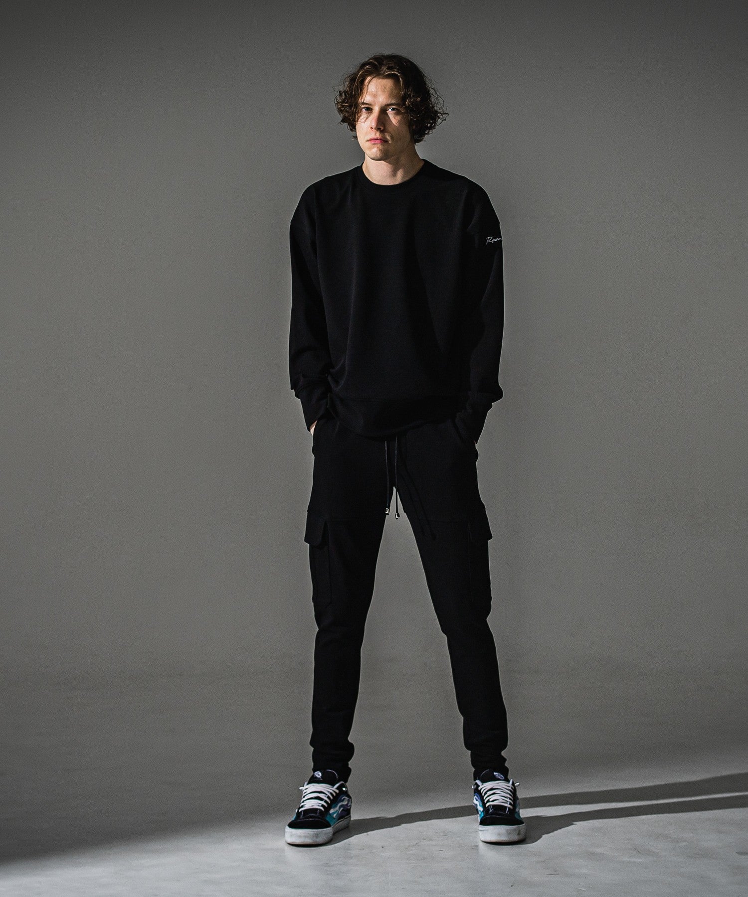 RESOUND CLOTHING リサウンドクロージング light blister trainer RC41-C-003 BLACK