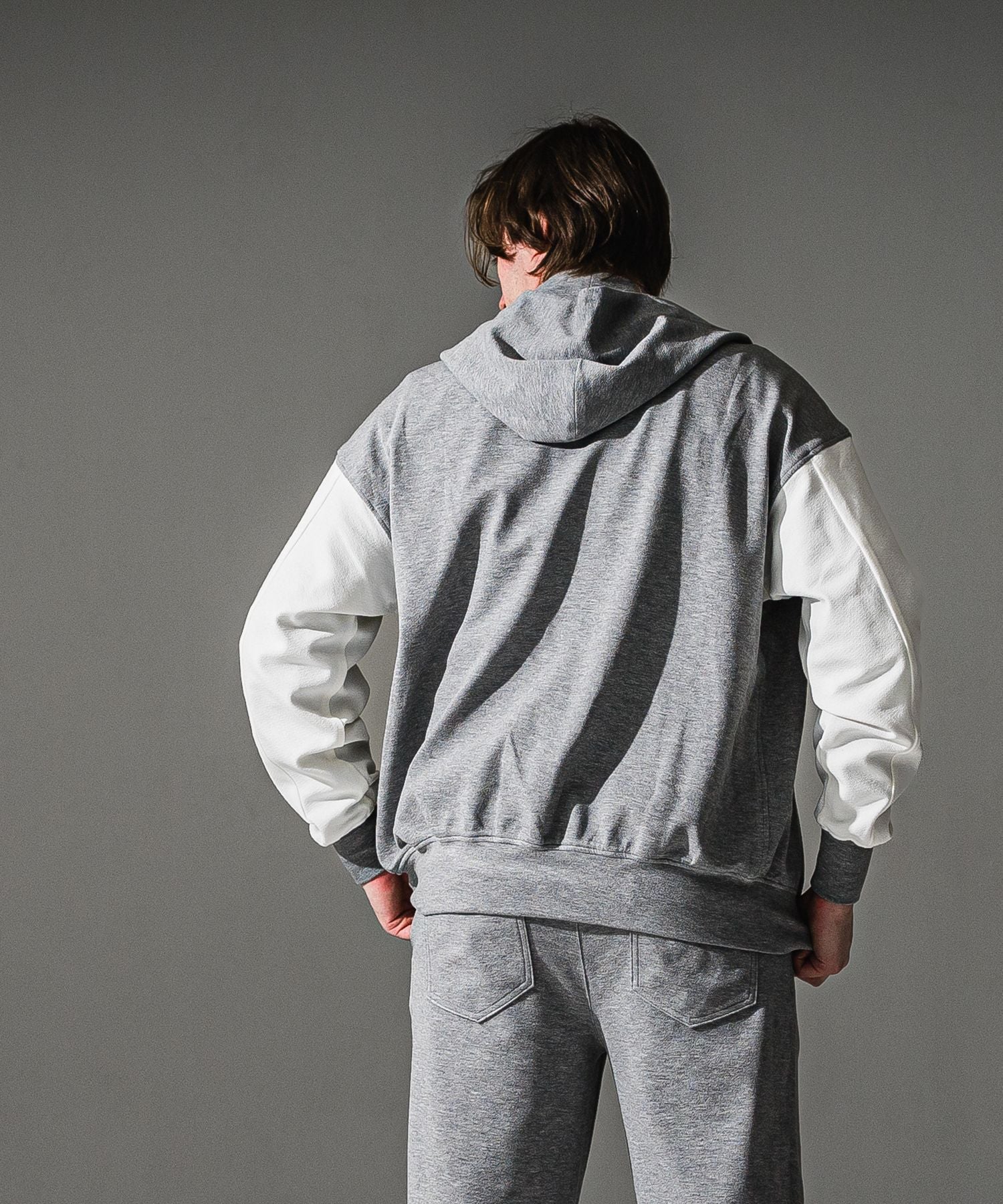 RESOUND CLOTHING リサウンドクロージング blister Varsity hoodie RC41-C-006 GREY