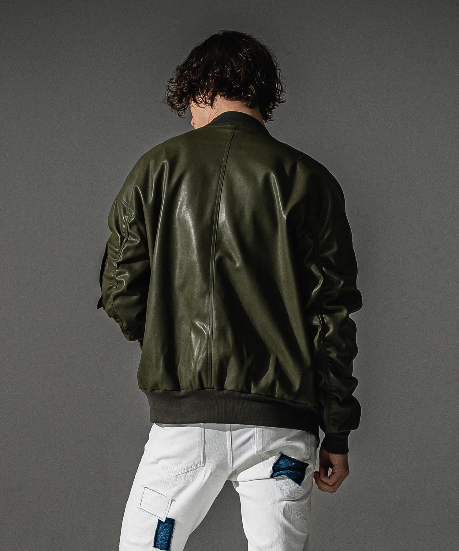 RESOUND CLOTHING リサウンドクロージング David JACKET RC41-JK-003 KHAKILEATHER