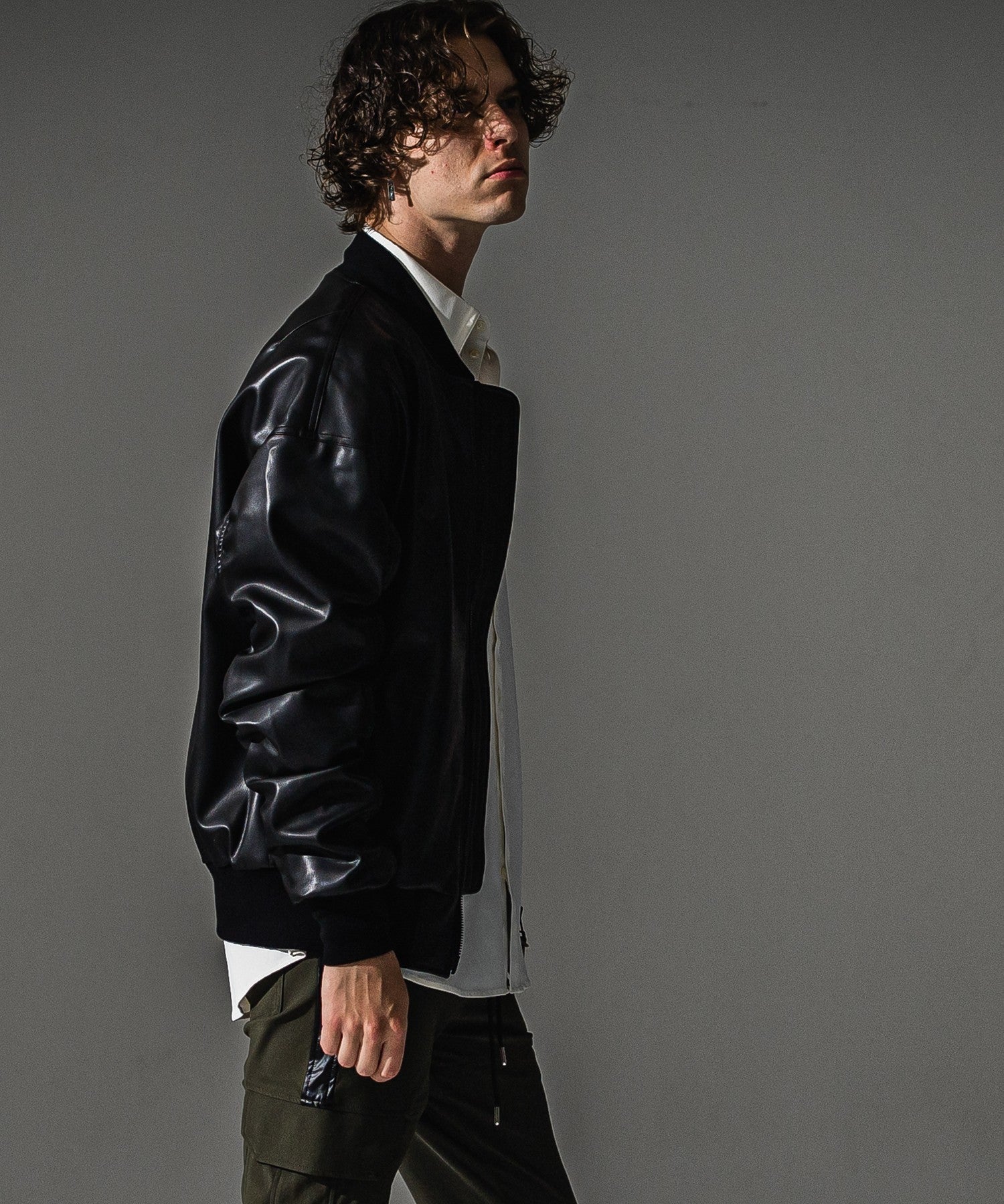 RESOUND CLOTHING リサウンドクロージング David JACKET RC41-JK-003 BKLEATHER