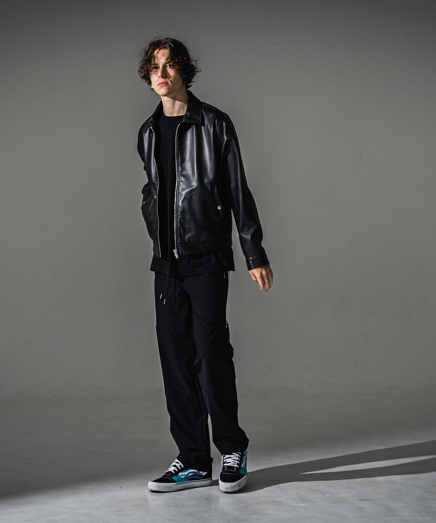 RESOUND CLOTHING リサウンドクロージング leather sp jk RC41-JK-005 BLACK