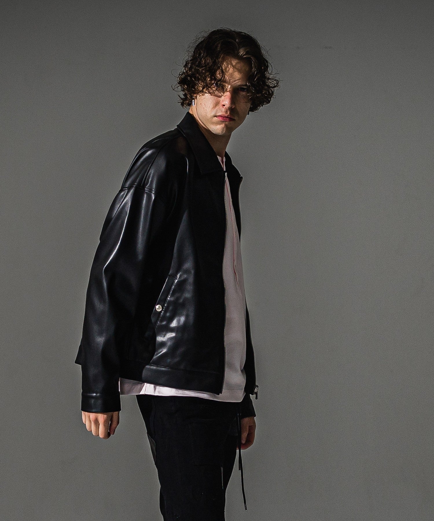 RESOUND CLOTHING リサウンドクロージング leather sp jk RC41-JK-005 BLACK