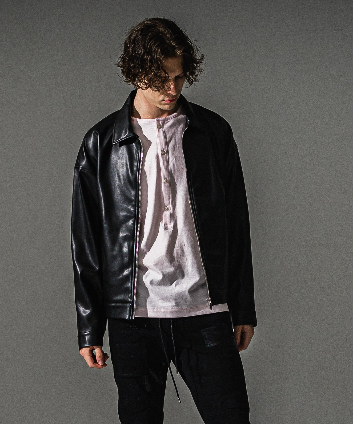 RESOUND CLOTHING リサウンドクロージング leather sp jk RC41-JK-005 BLACK