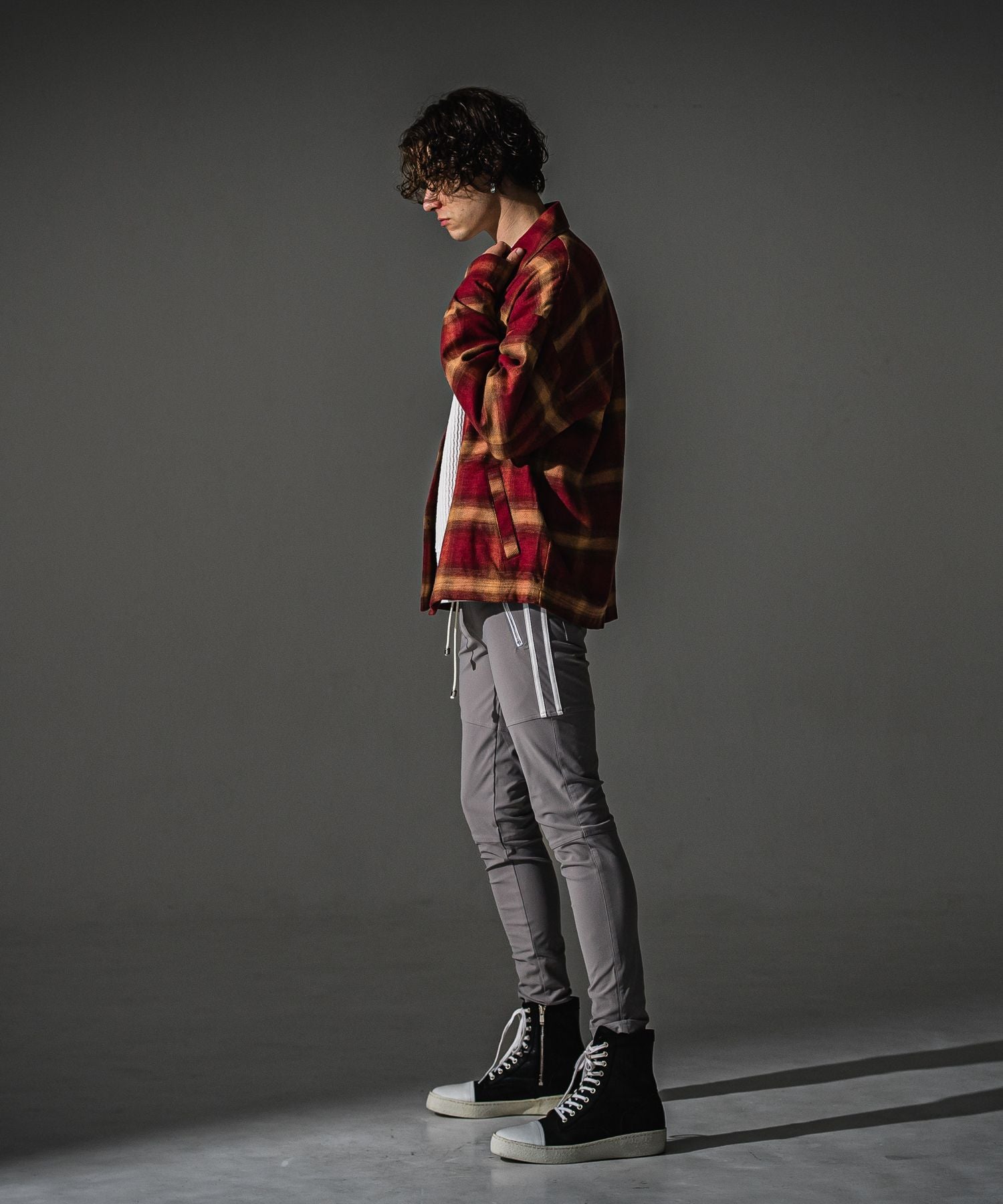 RESOUND CLOTHING リサウンドクロージング flannel check JK RC41-JK-006 RED