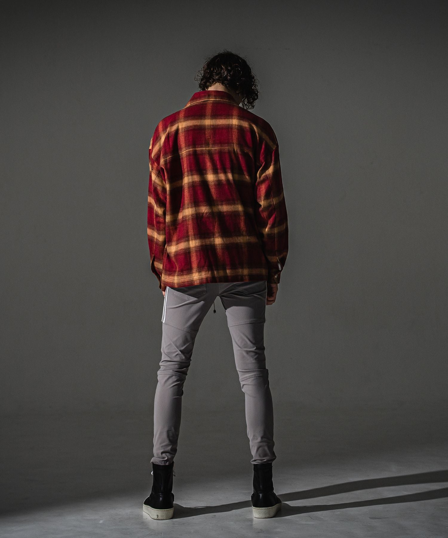 RESOUND CLOTHING リサウンドクロージング flannel check JK RC41-JK-006 RED