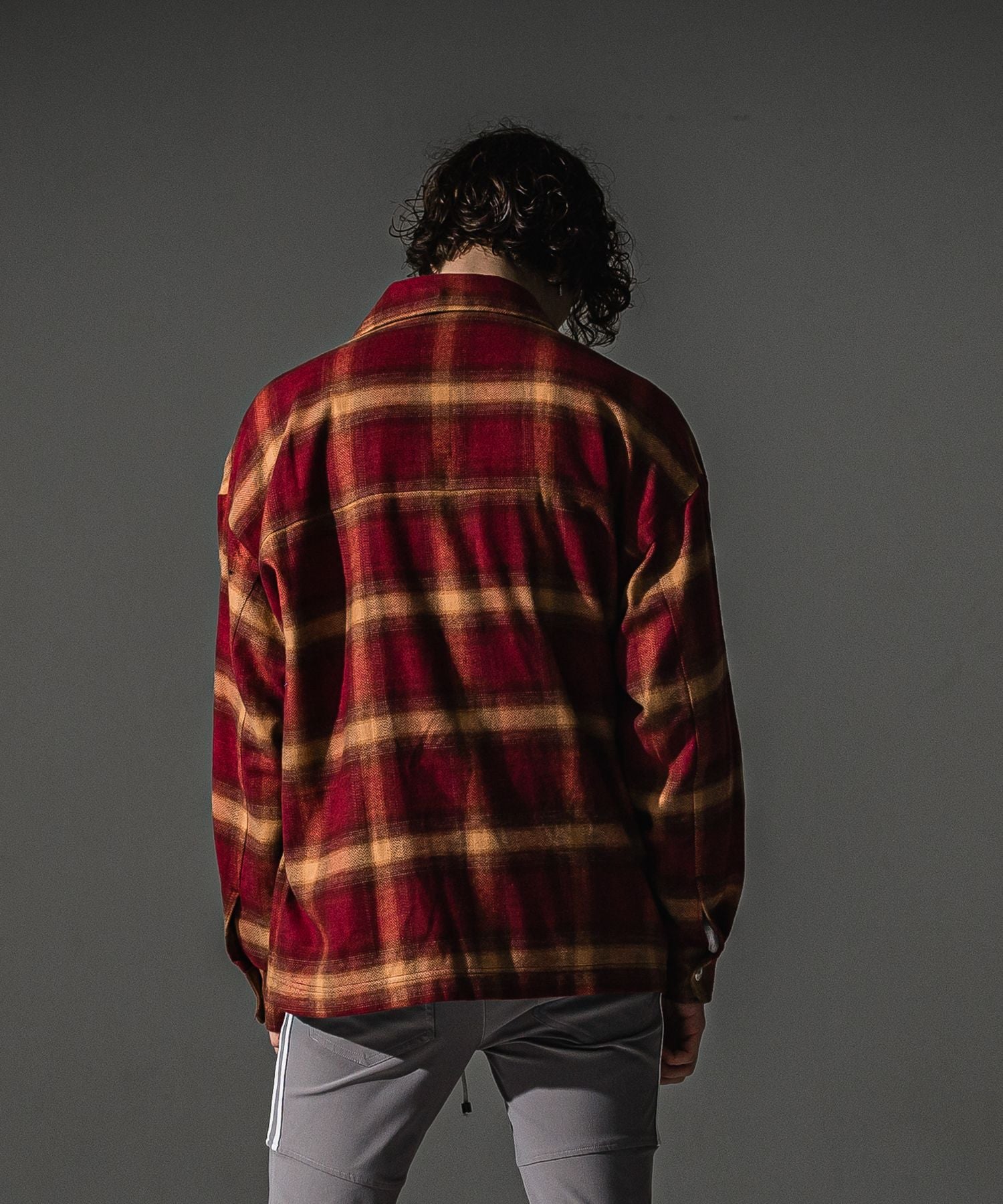 RESOUND CLOTHING リサウンドクロージング flannel check JK RC41-JK-006 RED