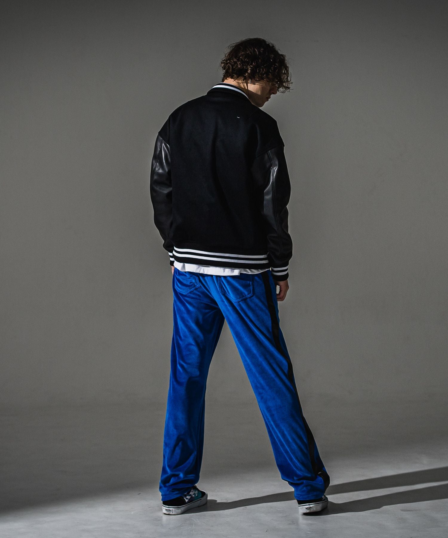 RESOUND CLOTHING リサウンドクロージング Varsity jacket RC41-JK-008 BLACK
