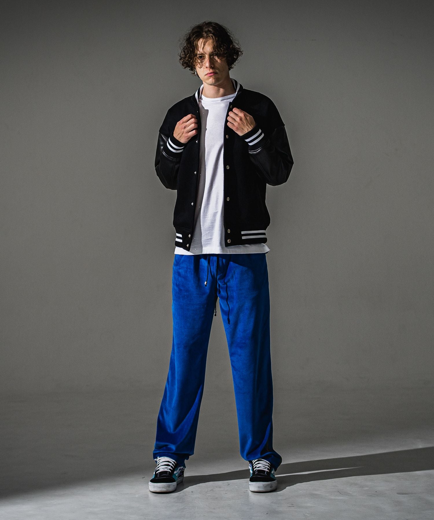 RESOUND CLOTHING リサウンドクロージング Varsity jacket RC41-JK-008 BLACK
