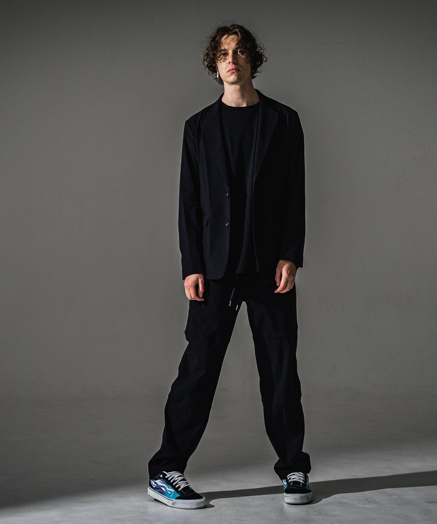 RESOUND CLOTHING リサウンドクロージング GARY loose JACKET RC41-JK-011 NYLONBK