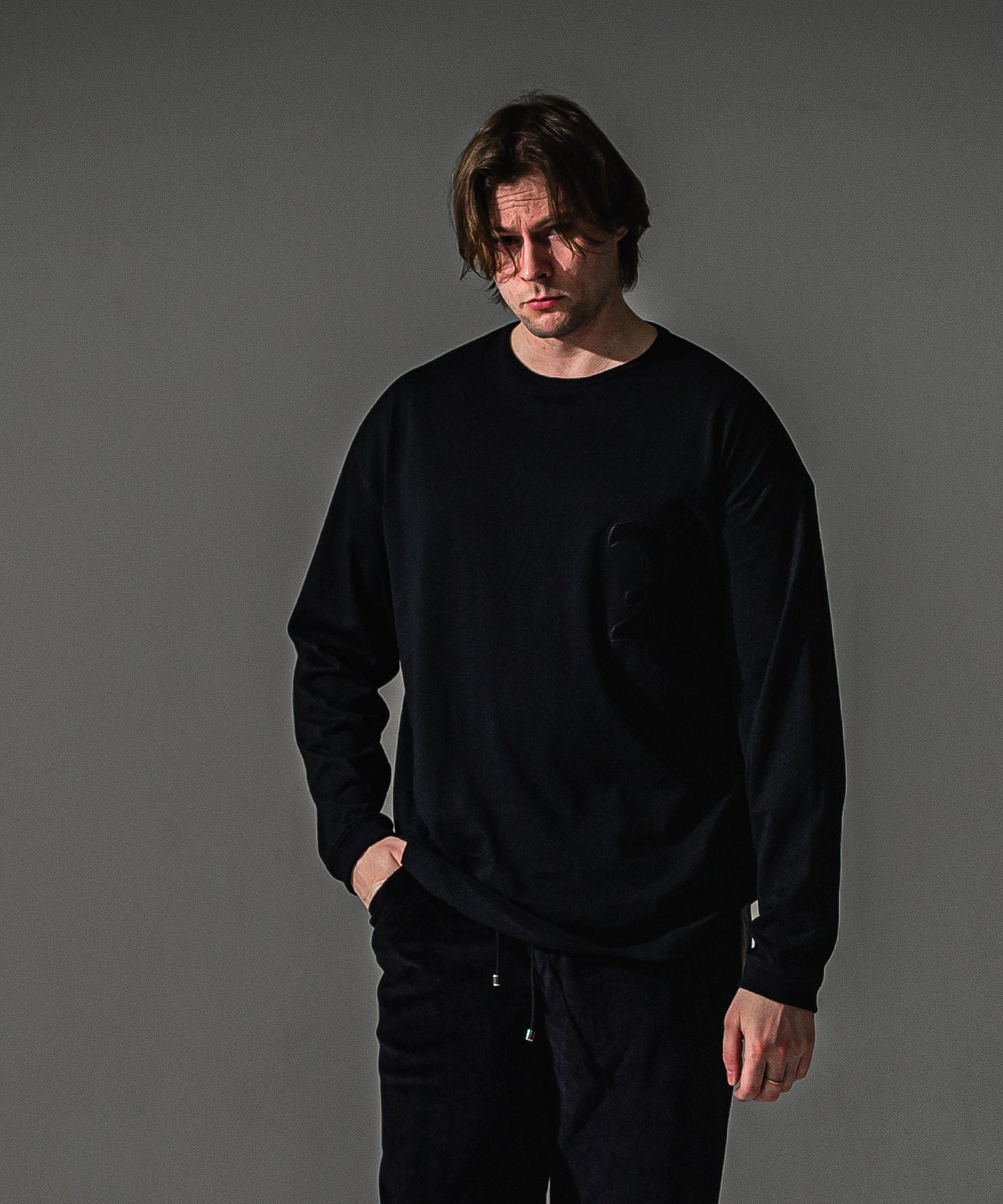RESOUND CLOTHING リサウンドクロージング RC over longsleave Tee RC41-T-001 BKBK