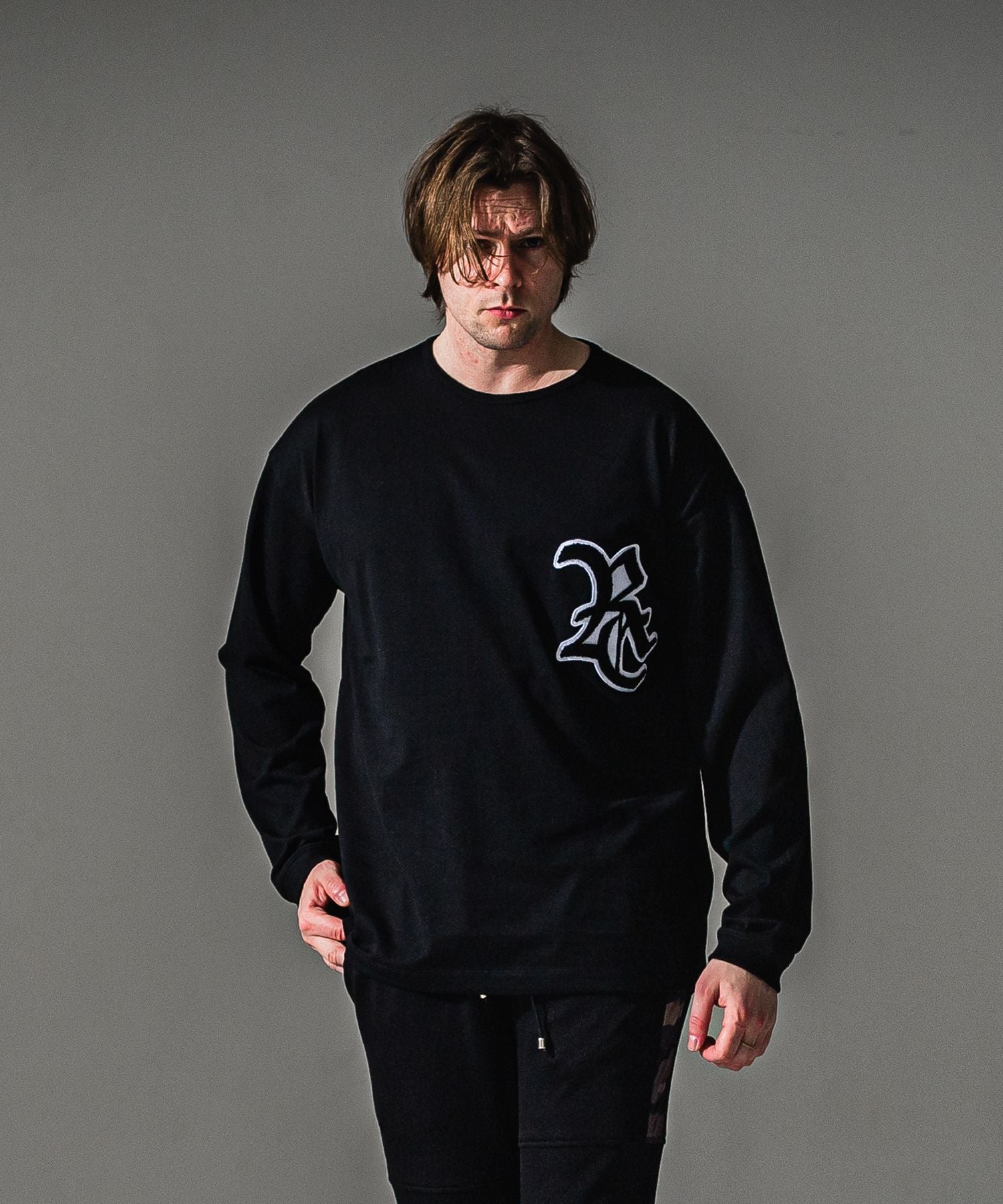 RESOUND CLOTHING リサウンドクロージング RC over longsleave Tee RC41-T-001 BKWH