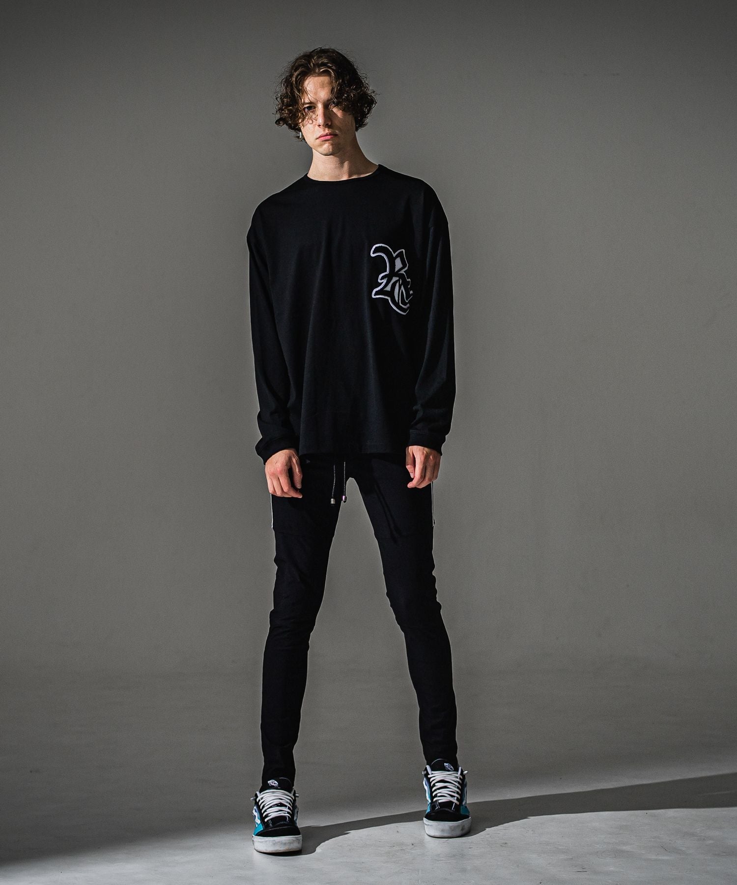 RESOUND CLOTHING リサウンドクロージング RC over longsleave Tee RC41-T-001 BKWH