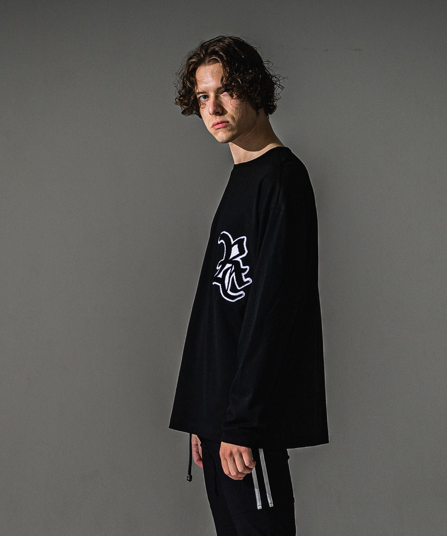 RESOUND CLOTHING リサウンドクロージング RC over longsleave Tee RC41-T-001 BKWH