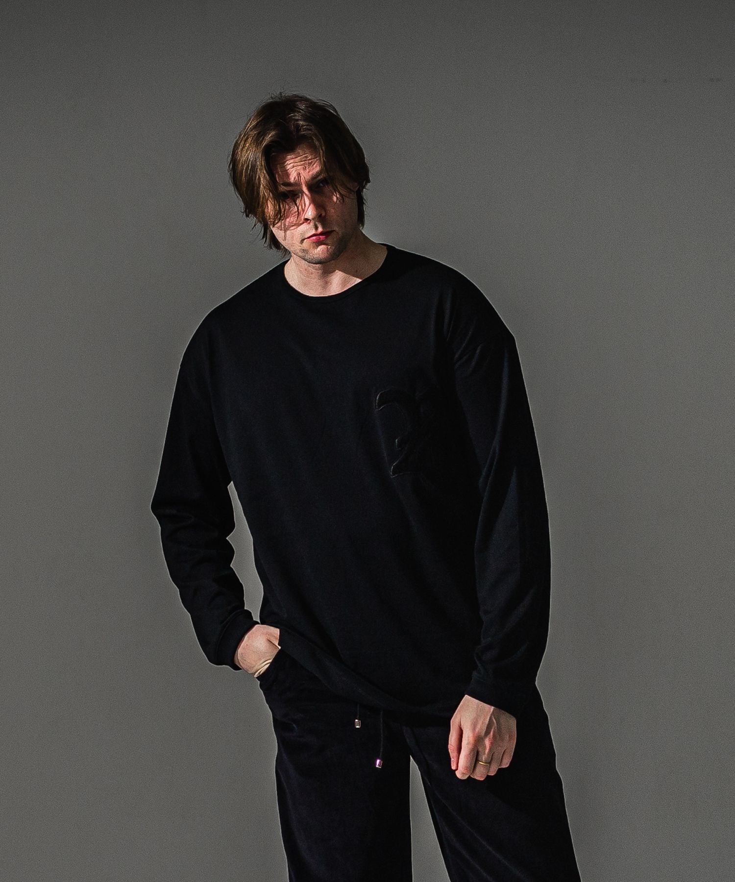 RESOUND CLOTHING リサウンドクロージング RC over longsleave Tee RC41-T-001 BKBK