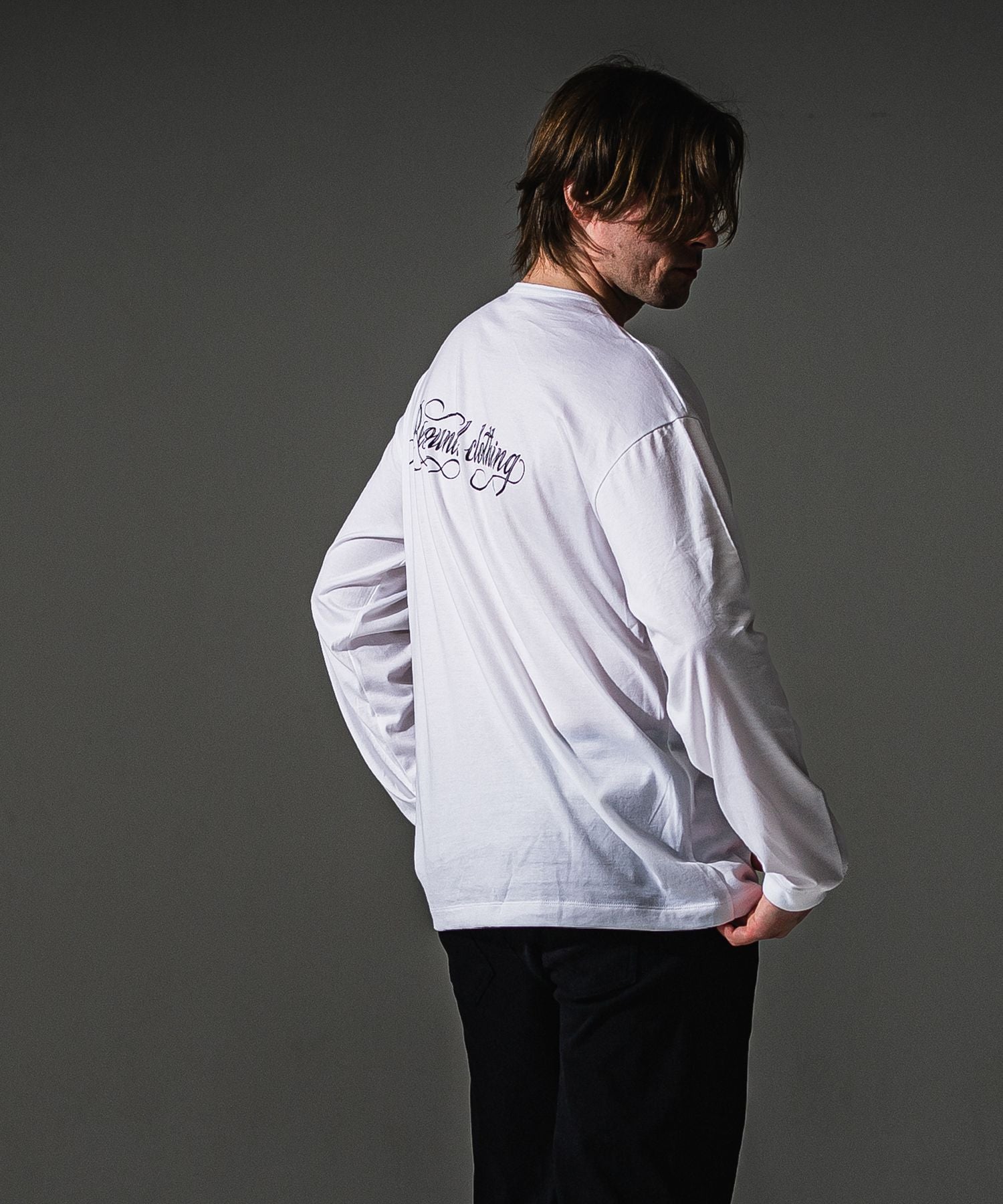 RESOUND CLOTHING リサウンドクロージング PIN ST RC over longsleave Tee RC41-T-003 WHITE