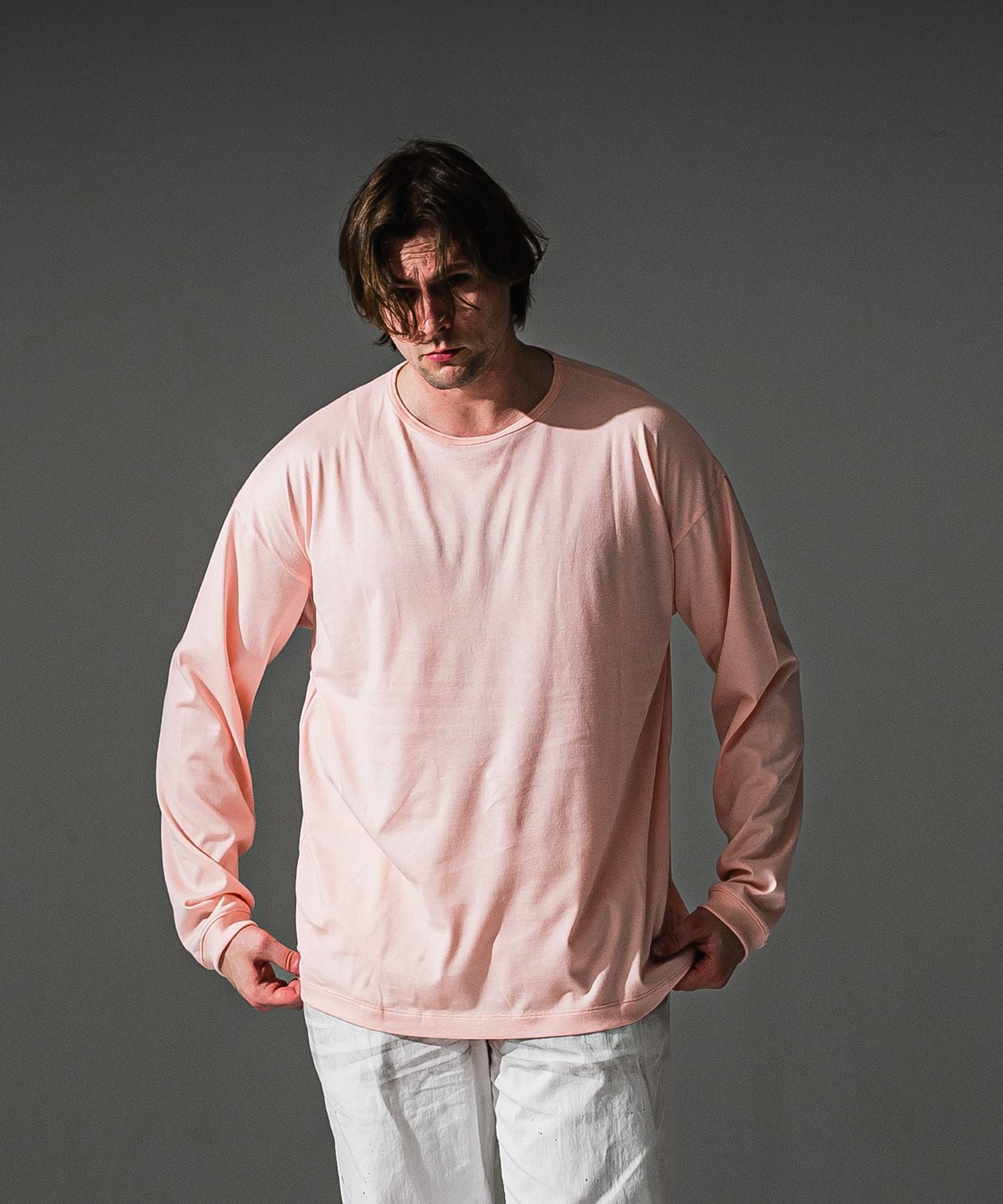 RESOUND CLOTHING リサウンドクロージング PIN ST RC over longsleave Tee RC41-T-003 PINK