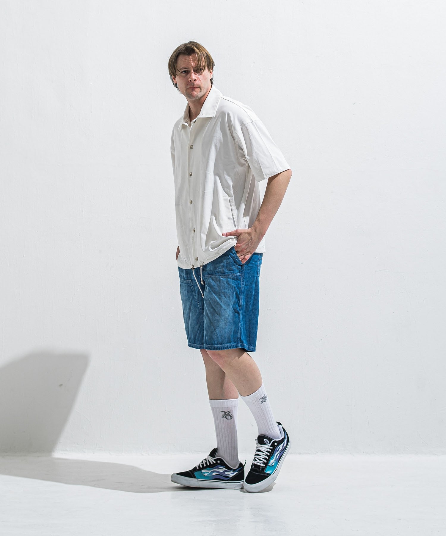 RESOUND CLOTHING リサウンドクロージング RC SP SOX2 RC-BASIC-SOX3 WHITE