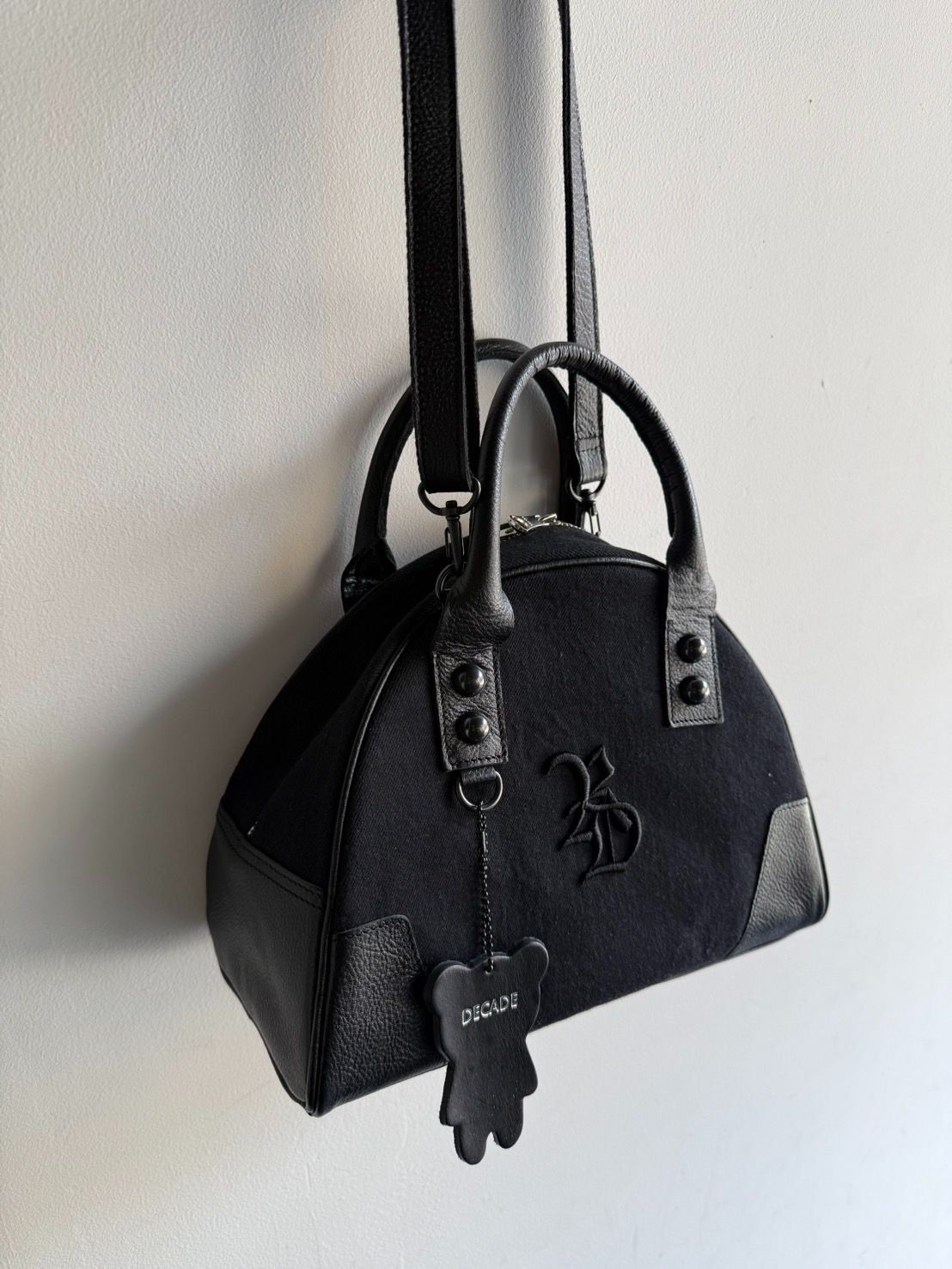 RESOUND CLOTHING リサウンドクロージング denimmini boston bag RC41-BAG-002RD BLACK