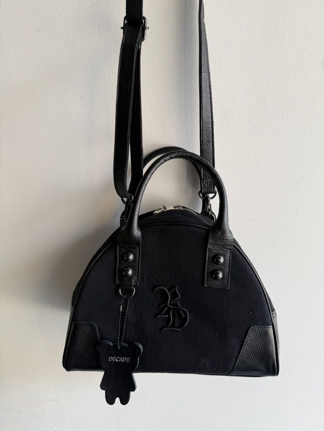 RESOUND CLOTHING リサウンドクロージング denimmini boston bag RC41-BAG-002RD BLACK